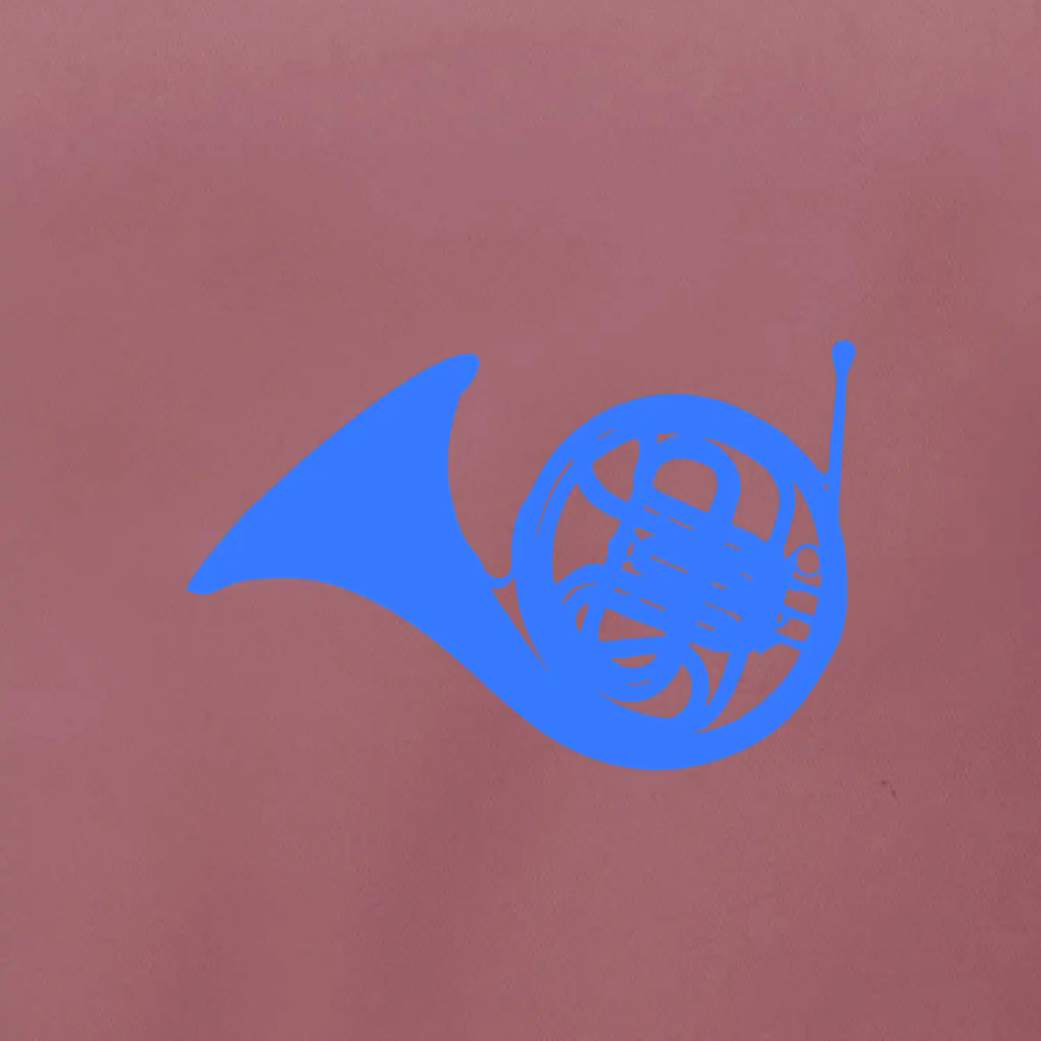 Blue French Horn