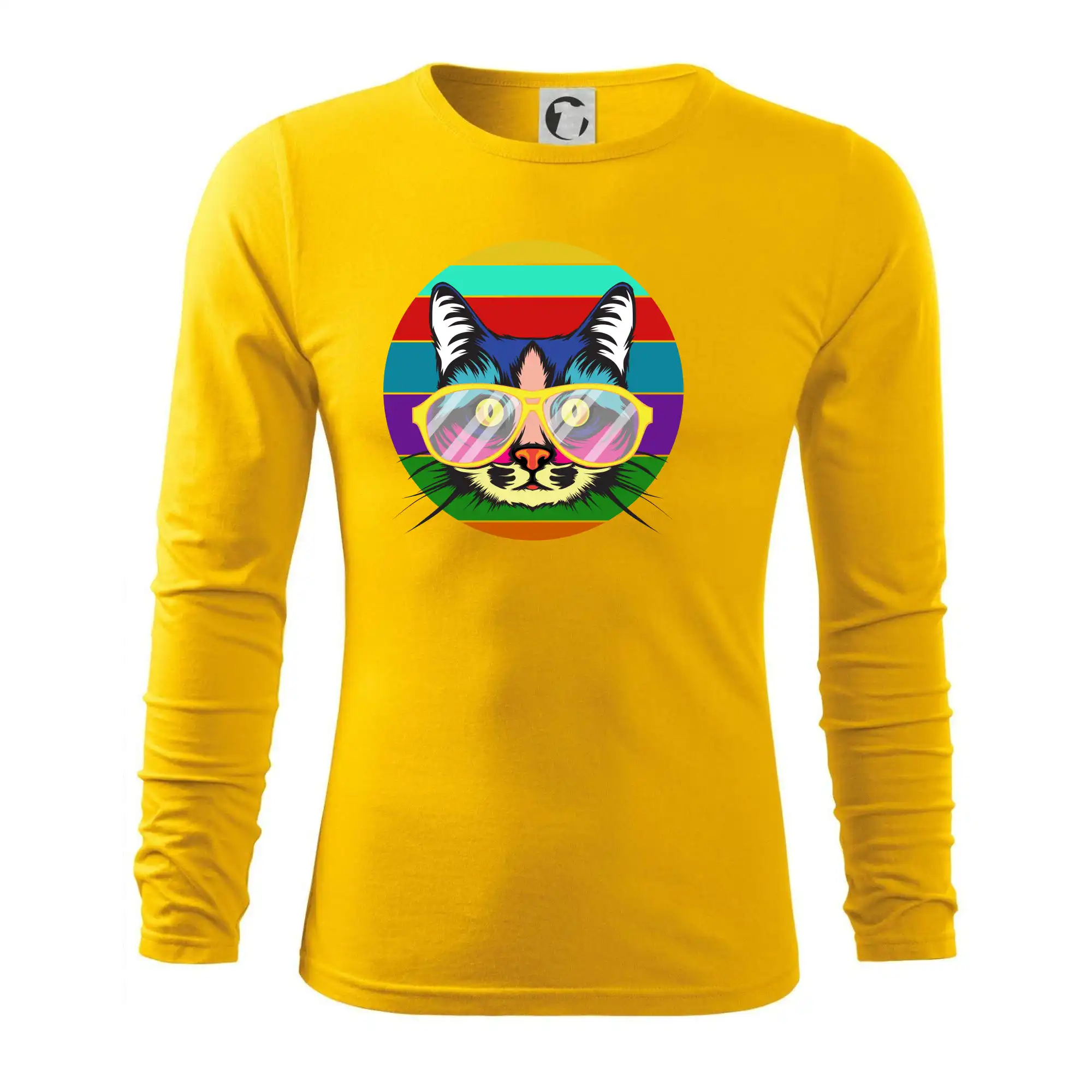 Kočka při barevném západu