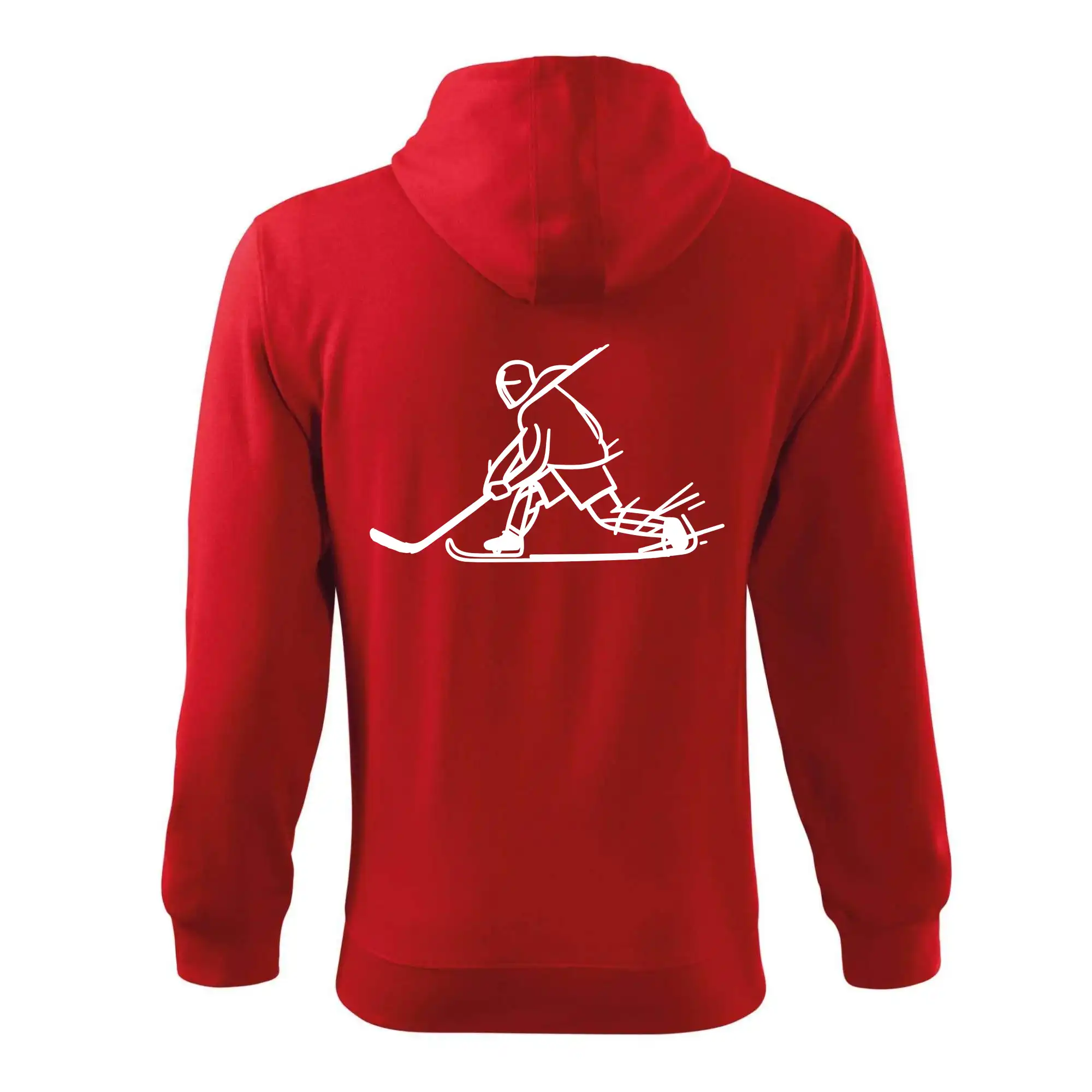 Kreslený hokejista tučnou fixou