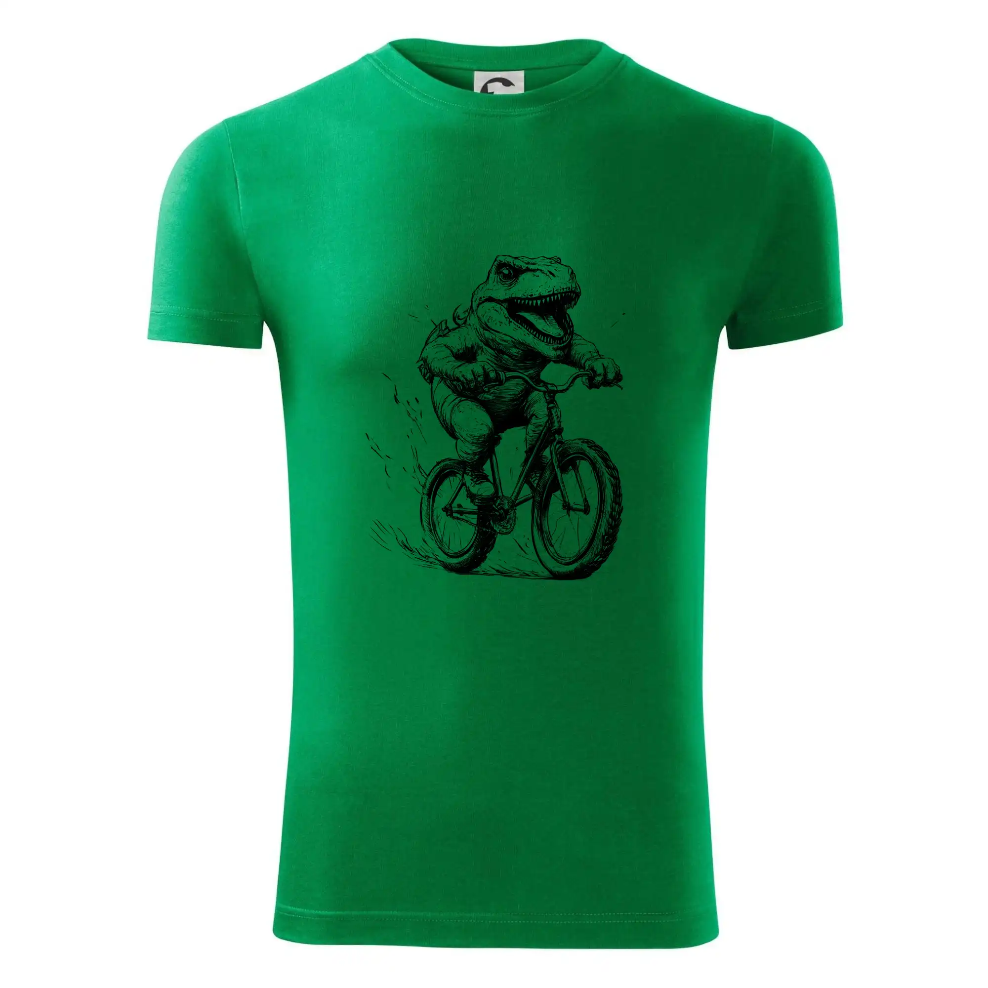 Naštvaný Dinosaurus na kole