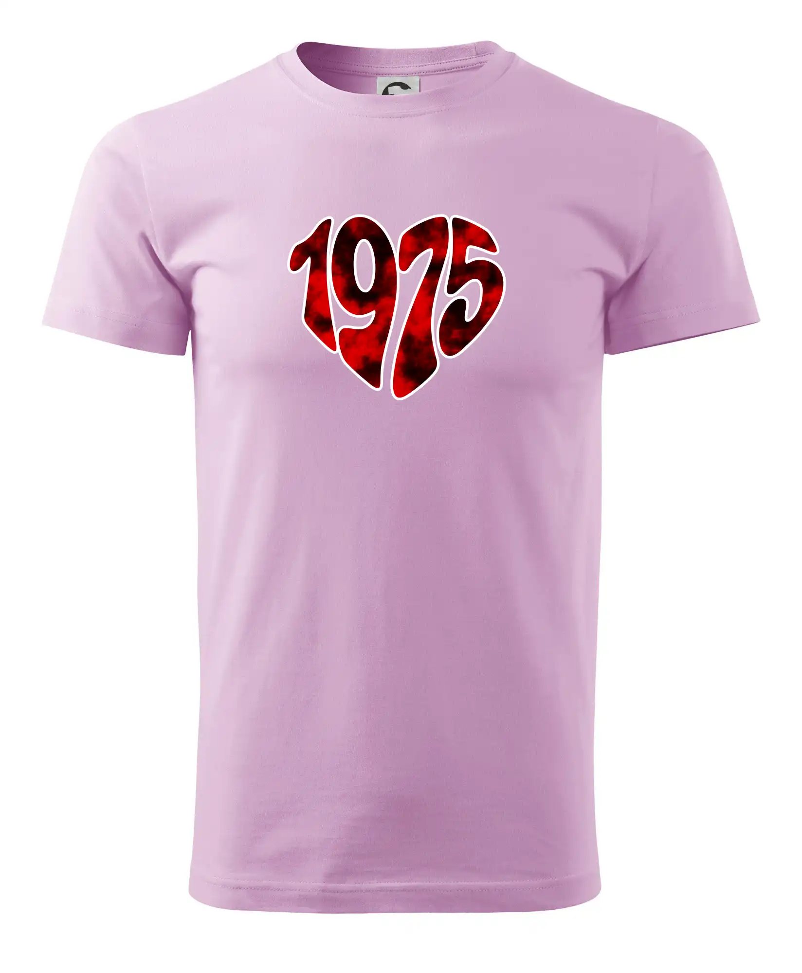 Trička s ročníkom 1975 - 1975 v srdci - Pánske tričko nižšej gramáže