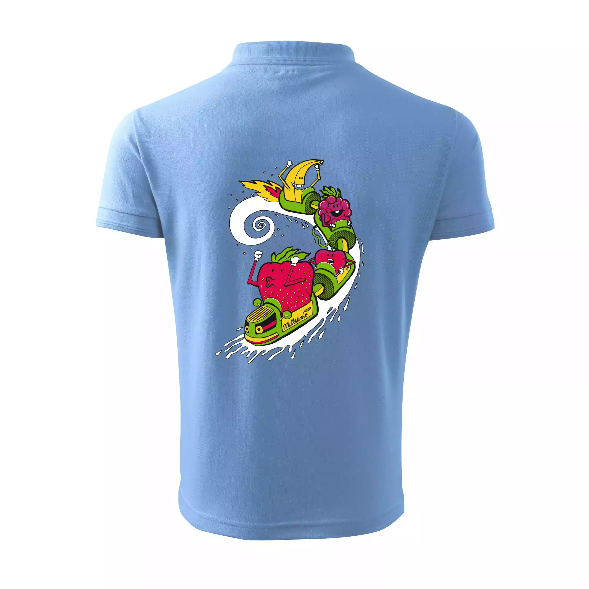 Milkshake vlak kreslený (Pecka design)