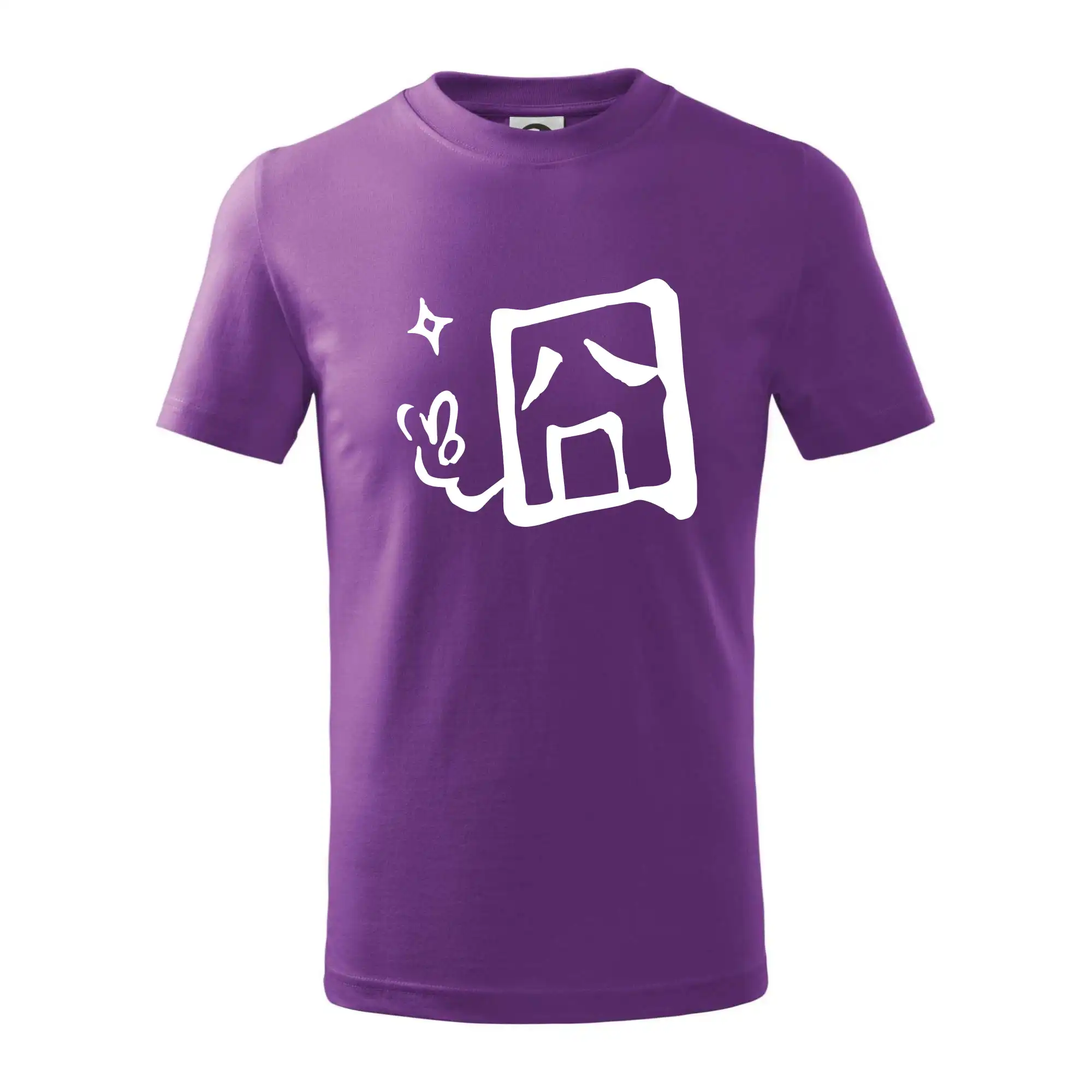 Grafické tričká - Čínsky symbol - smutný - Tričko detské bavlnené