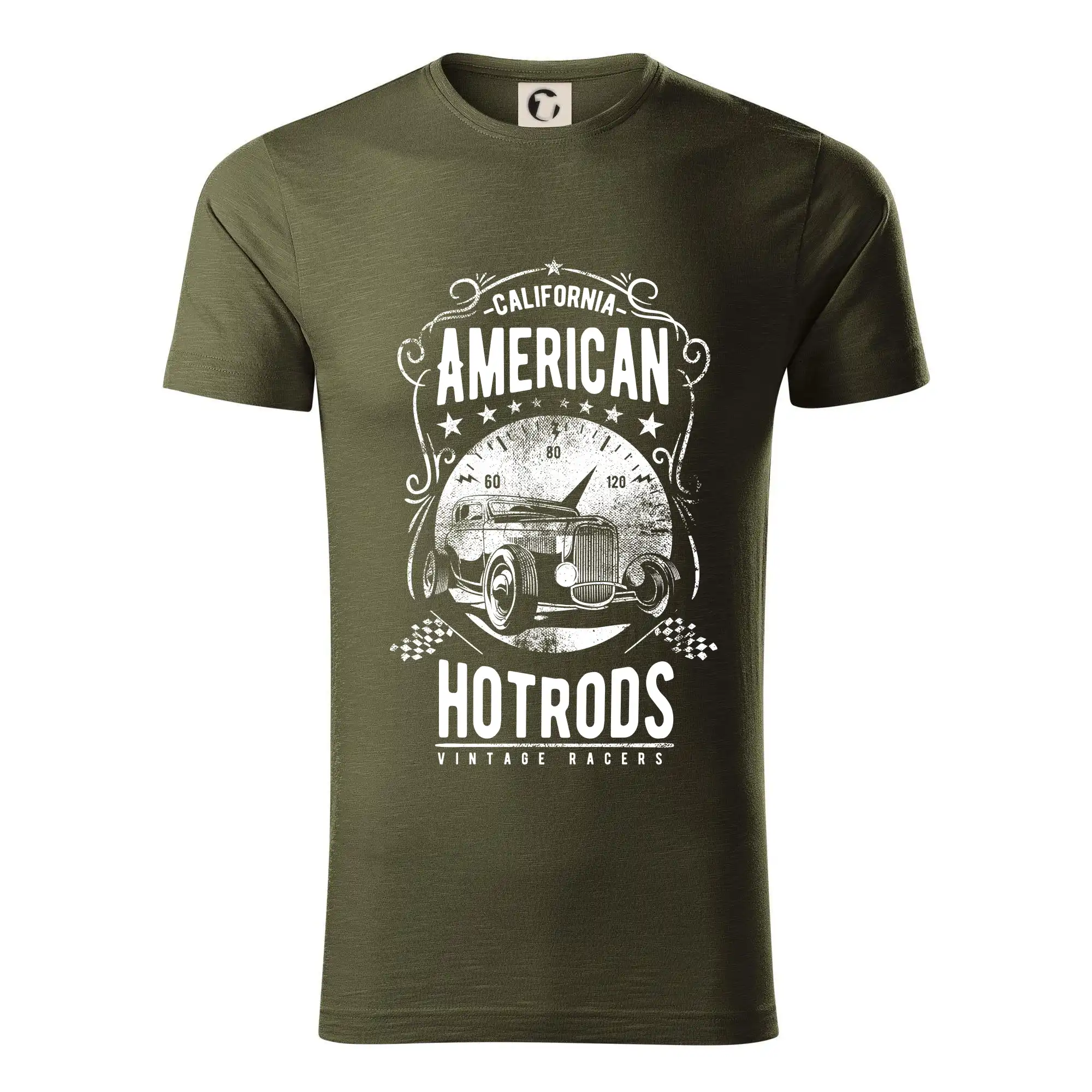 Auto tričká - American Hotrods - Tričko z organickej bavlny