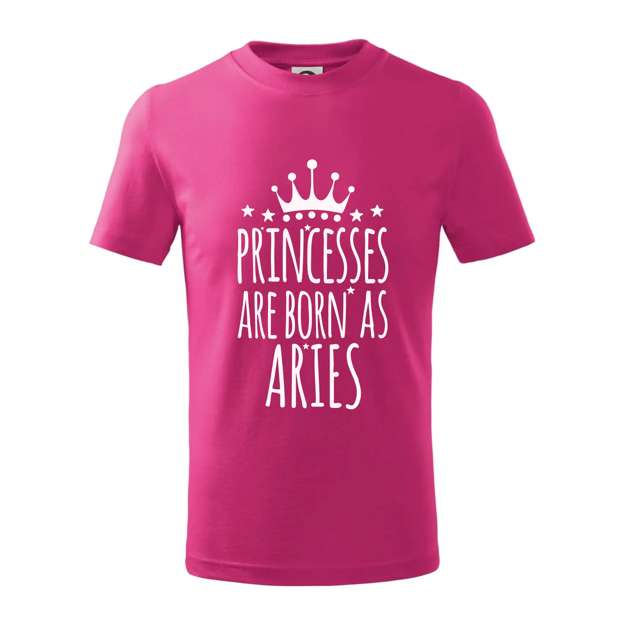 Tričká baran - Princesses are born as Aries - Baran - Tričko detské bavlnené