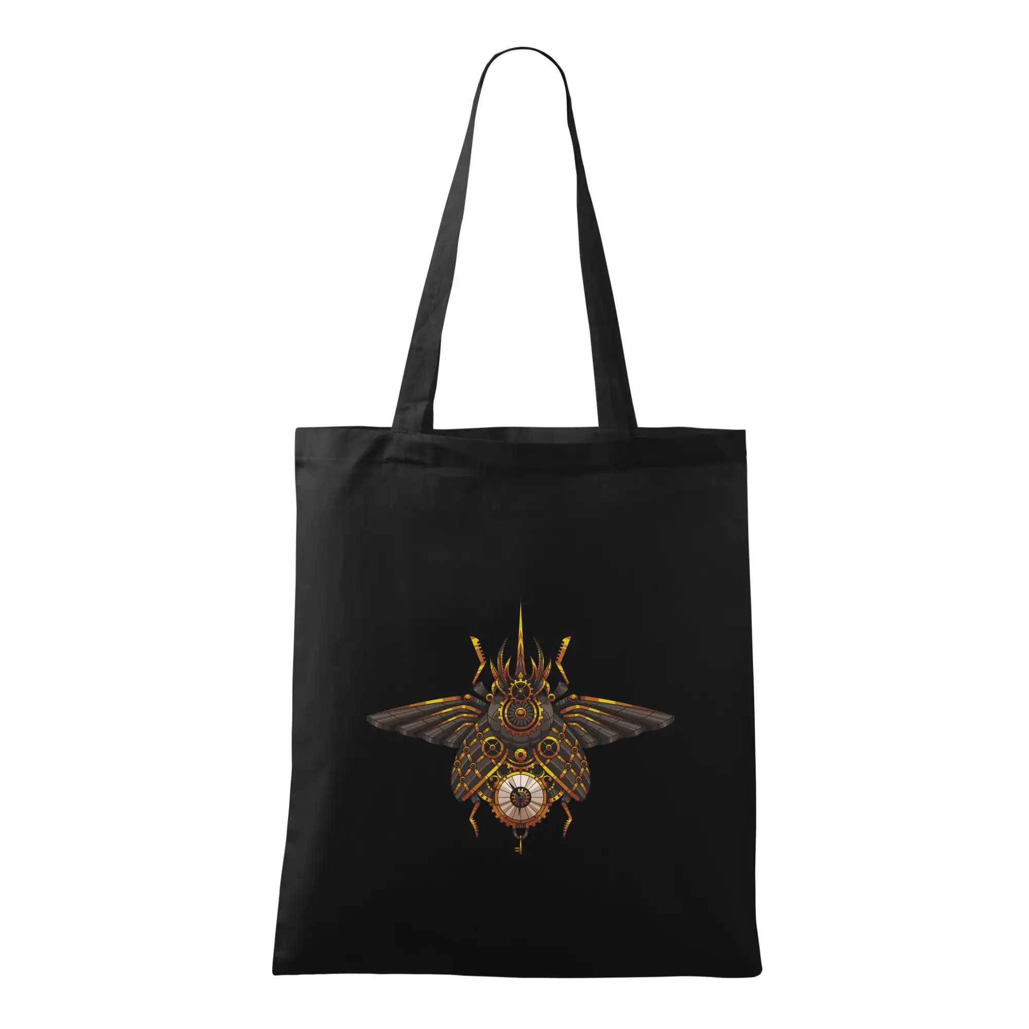 Tričká s potlačou steampunk - Steampunk chrobák farebný - Taška bavlnená