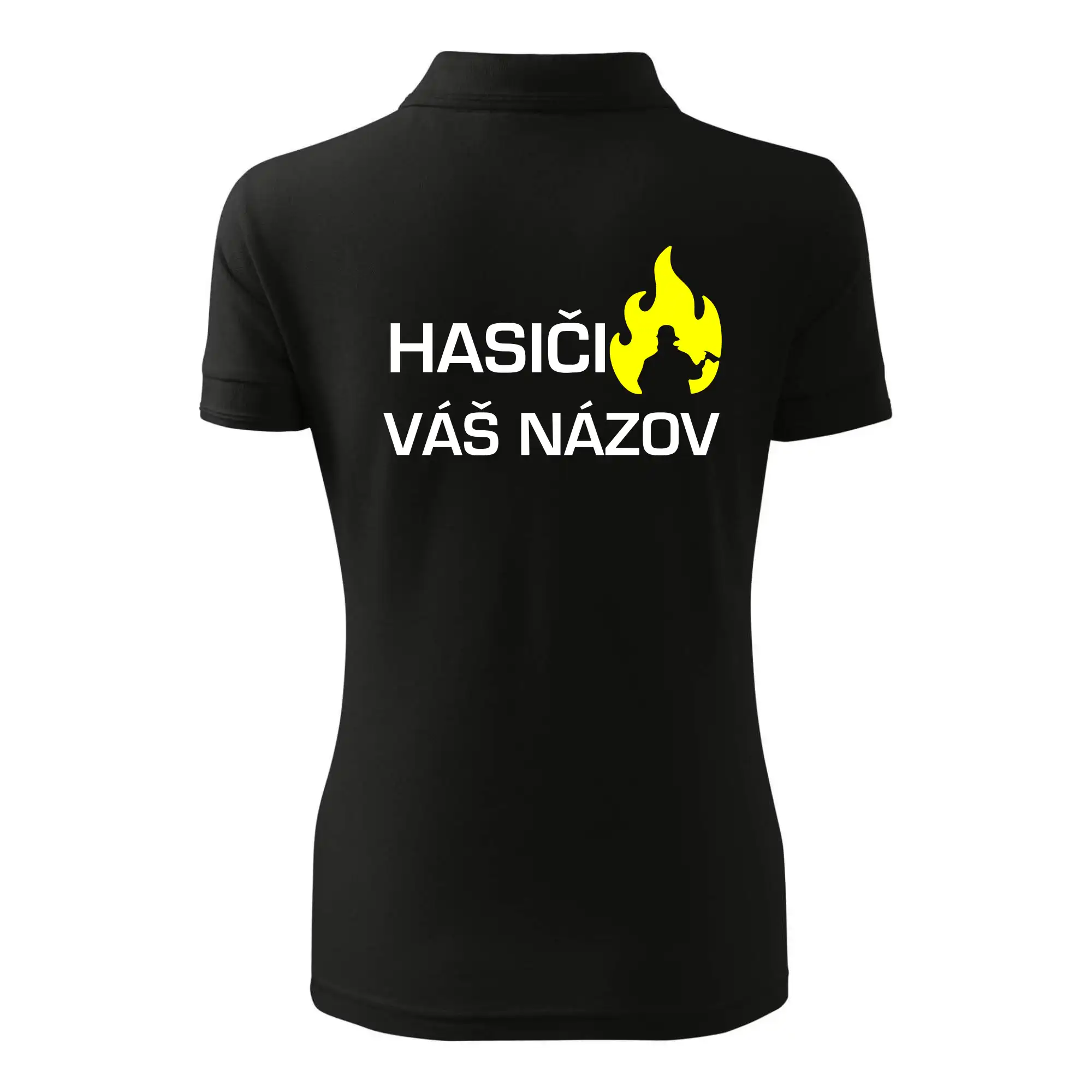 Hasiči - Váš názov - FLUO + Reflexná potlač