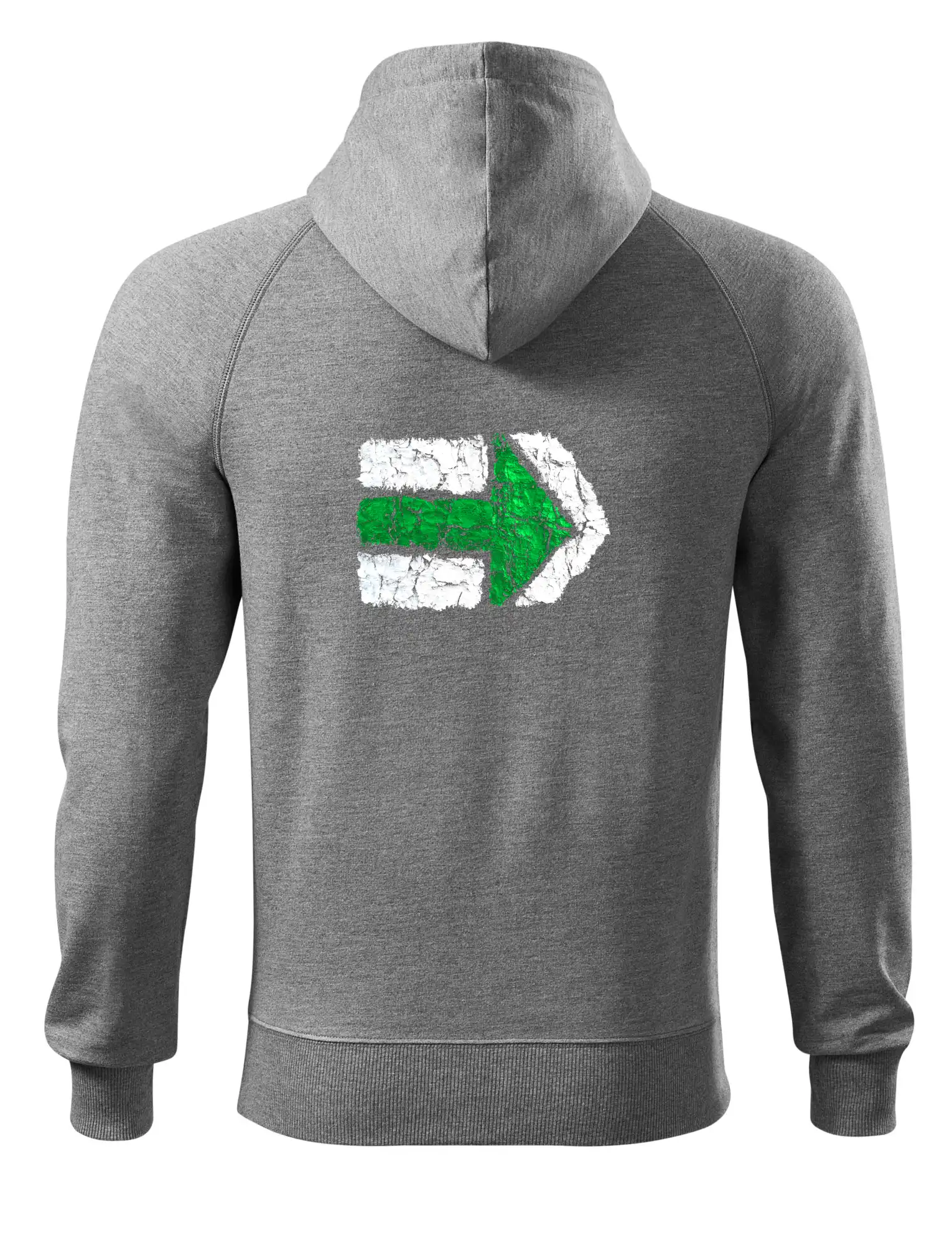 Trička na kempovanie - Párová turistická značka  zelená - Mikina Voyage  - 100% bavlna