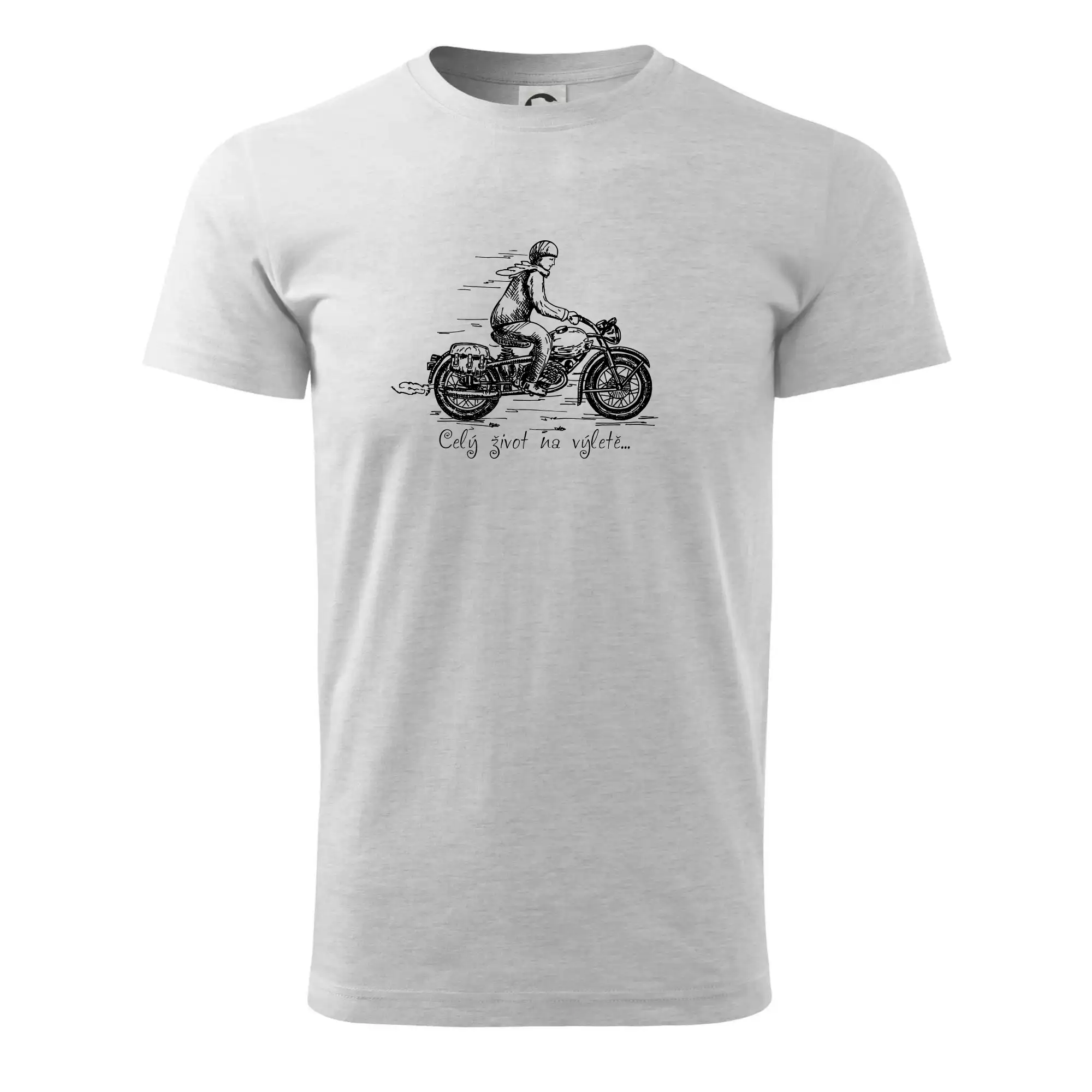 Chopper triko - Celý život na výletě - motorka - Pánske tričko nižšej gramáže