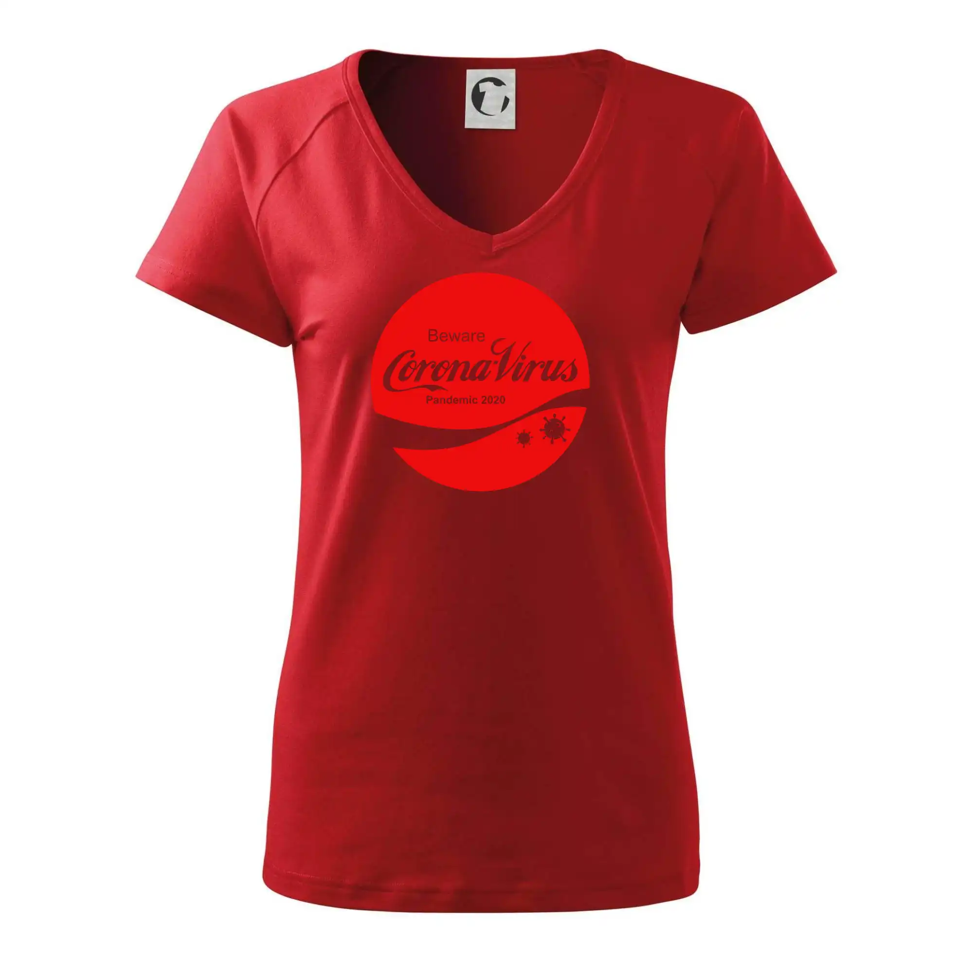 Corona virus pandemic logo