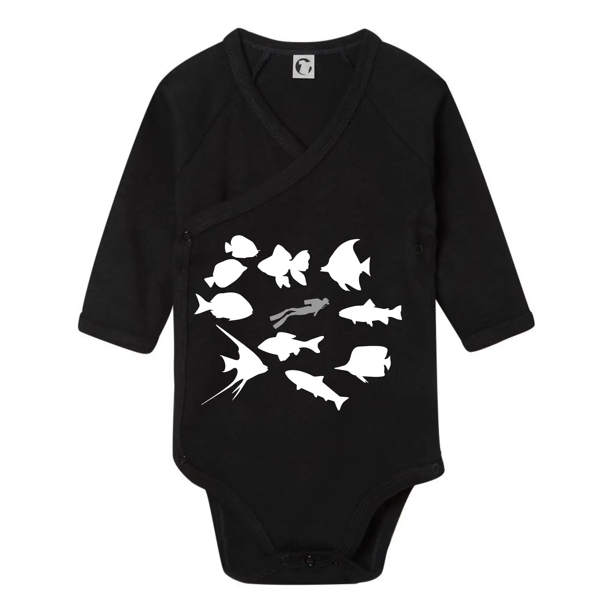 Potápeč ryby čtverec