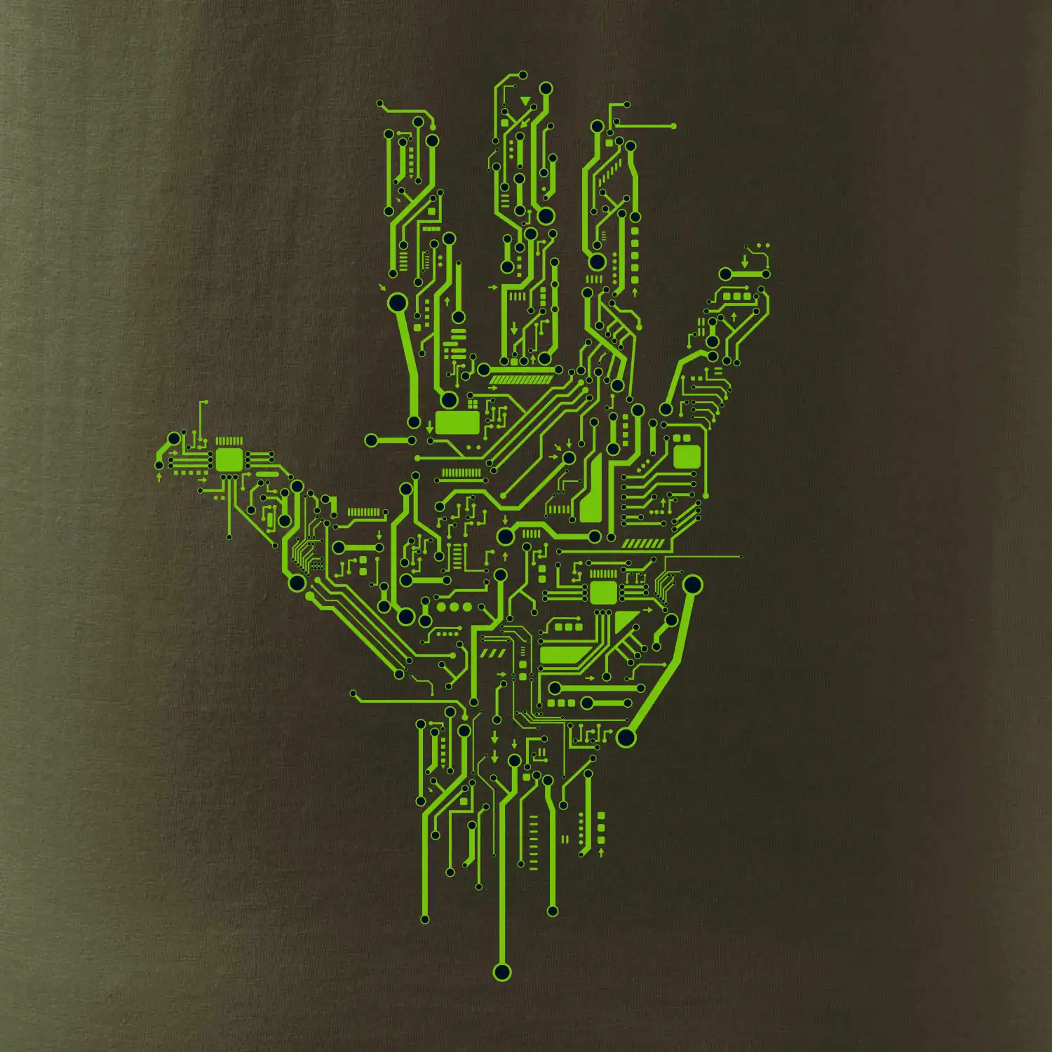 Tištěný spoj ruka