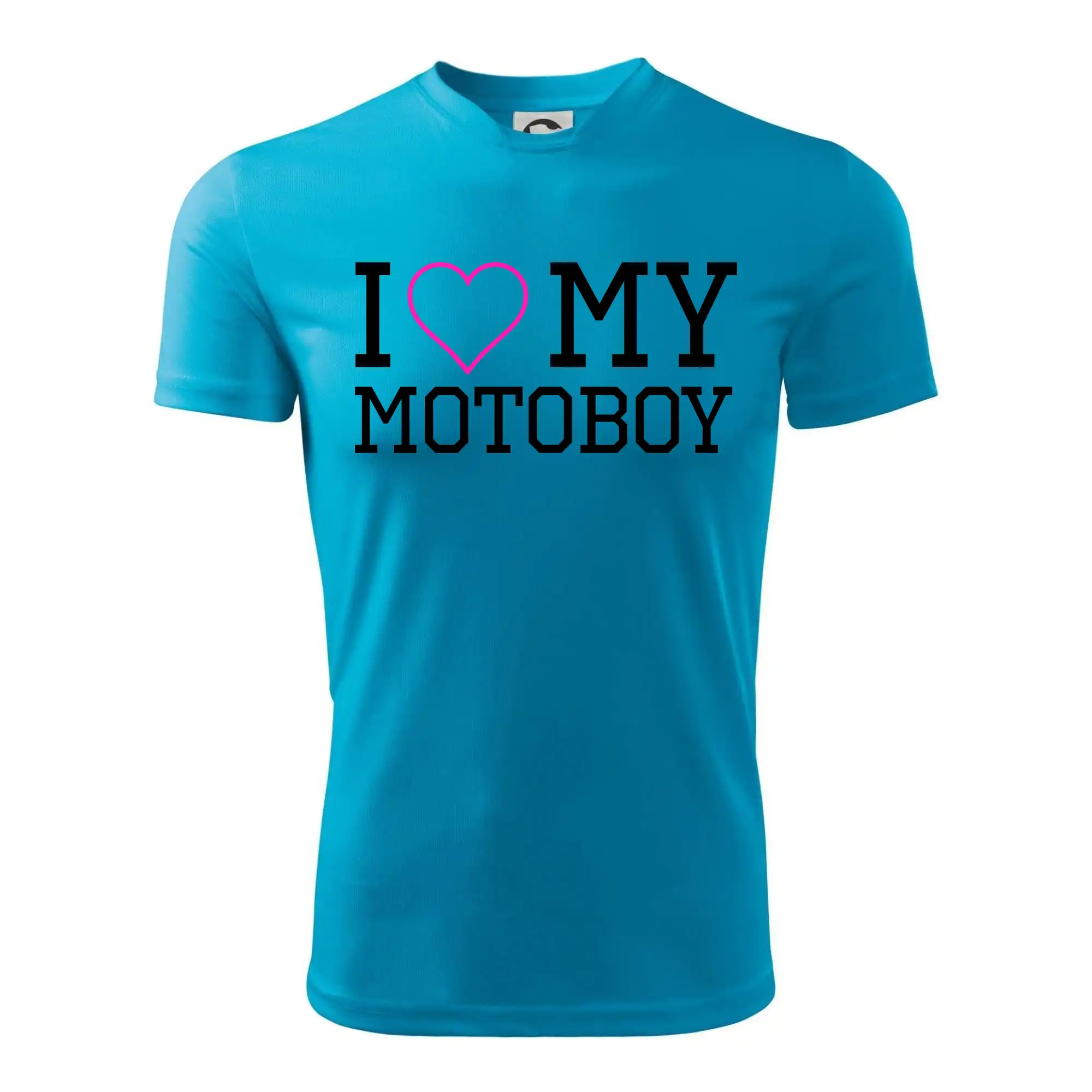 Tričká a mikiny s potlačou motoriek – pre pravých motorkárov - I love my motoboy - Detské tričko športové