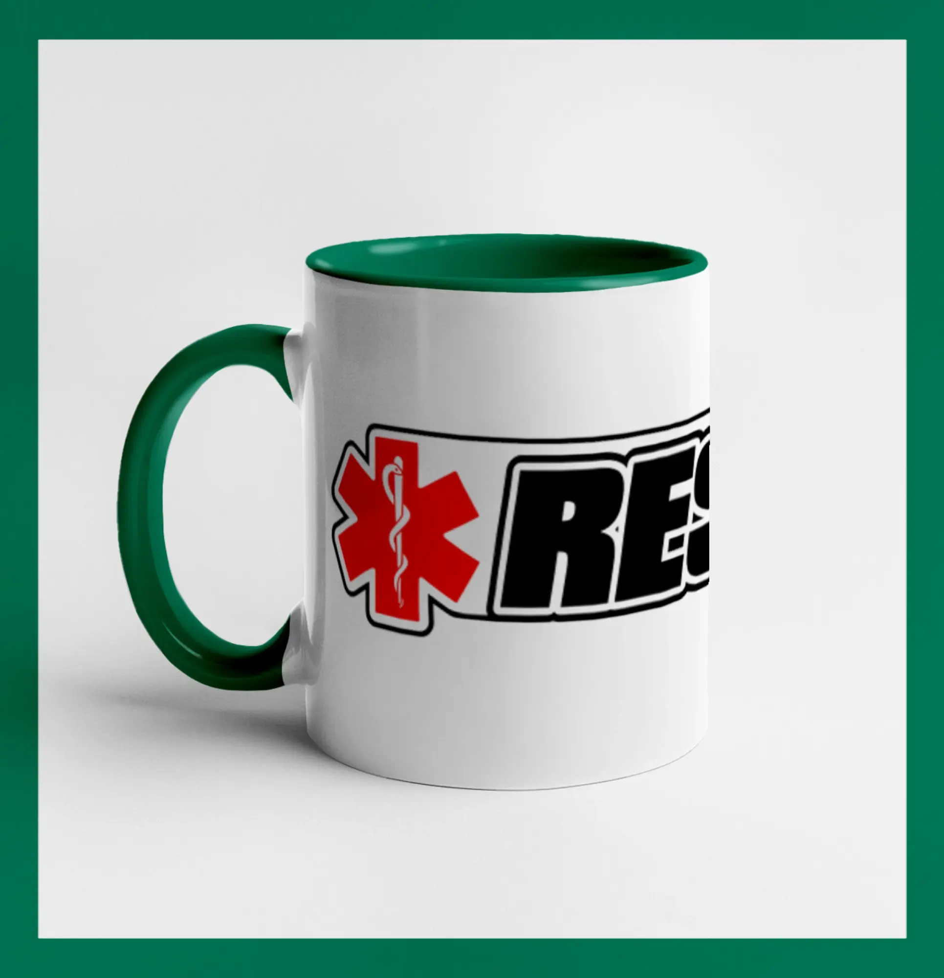 Záchranár rescue kríž červený