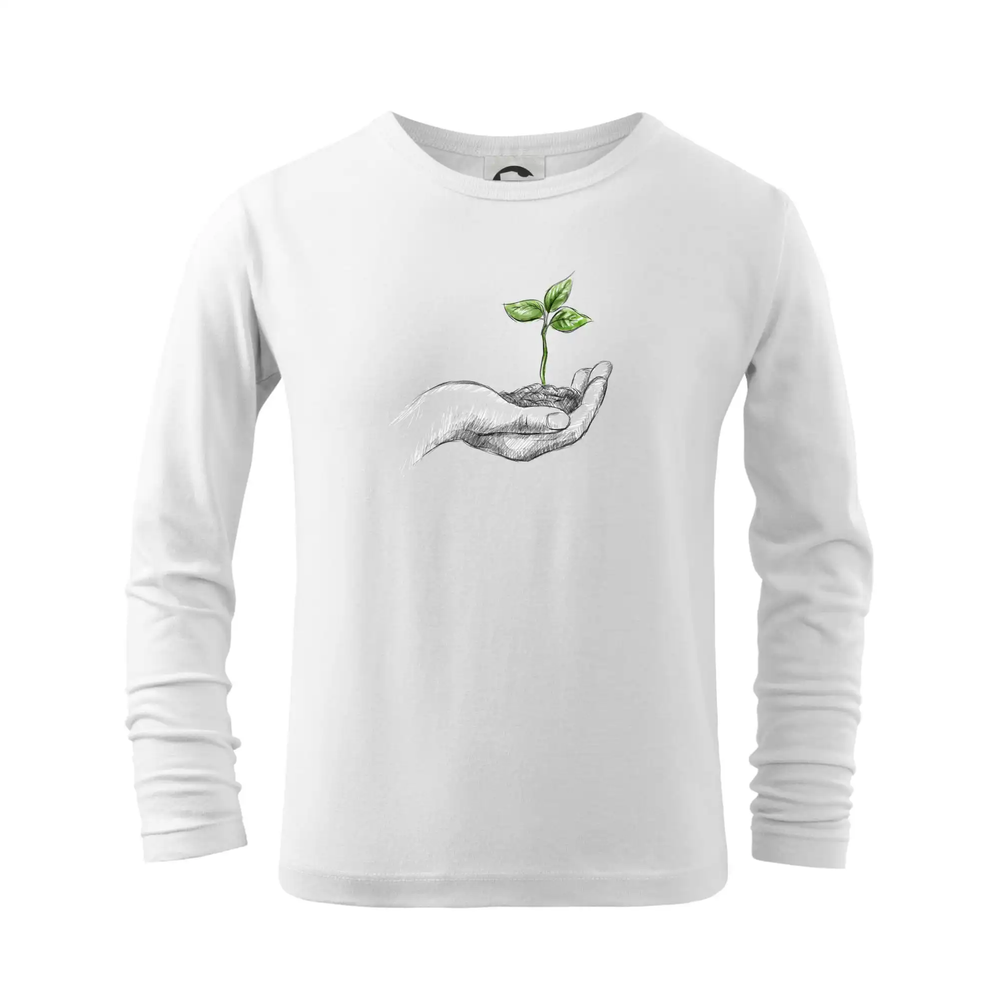 Grafické tričká - Bio ruka života - Tričko detské Long Sleeve