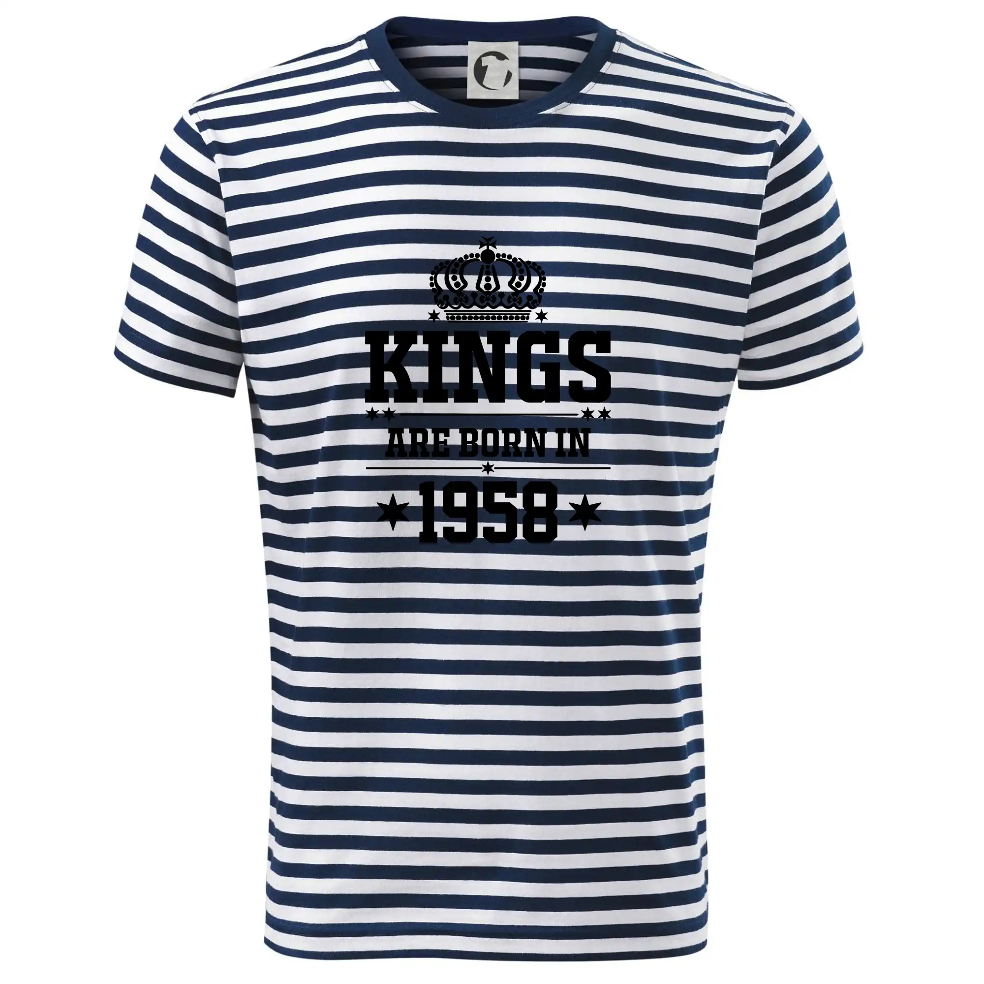 Trička s ročníkom 1958 - Kings are born in 1958 - Tričko na vodu