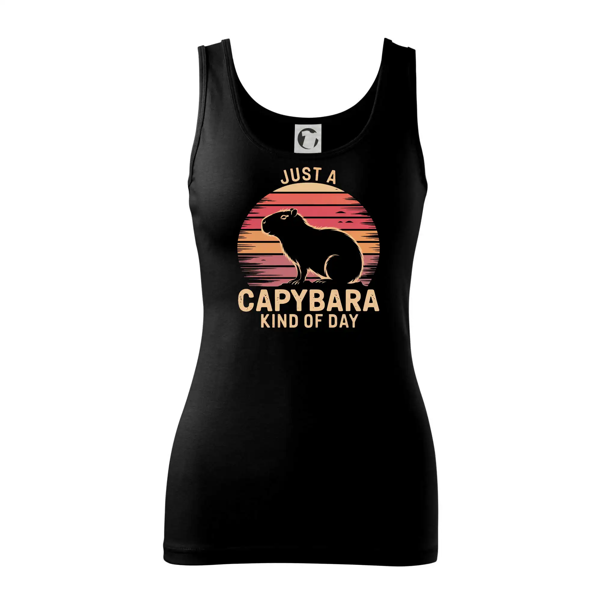 Tričká so zvieratami - Just a Capybara Kind of Day - Dámske tielko