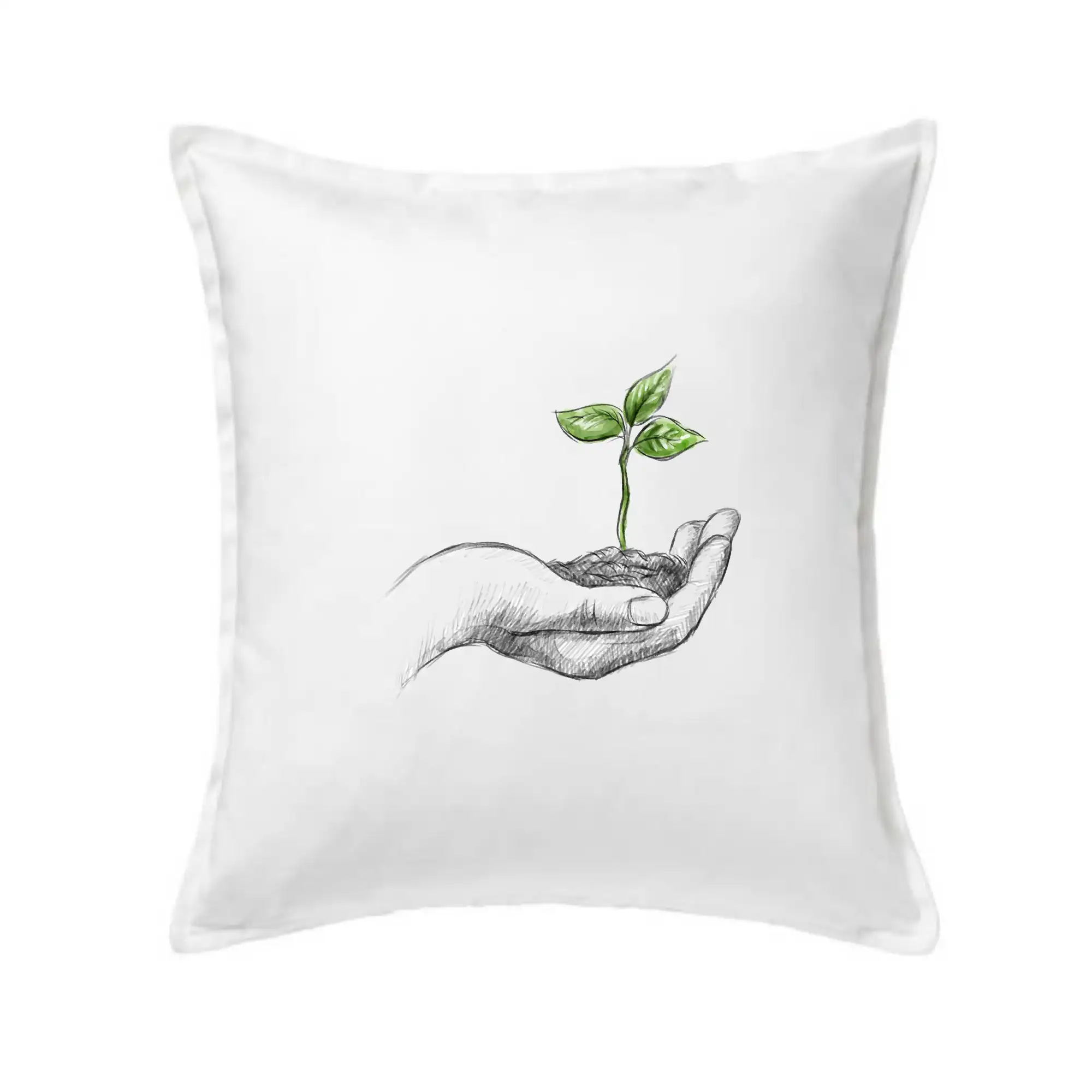 Grafické tričká - Bio ruka života - Vankúš 50x50