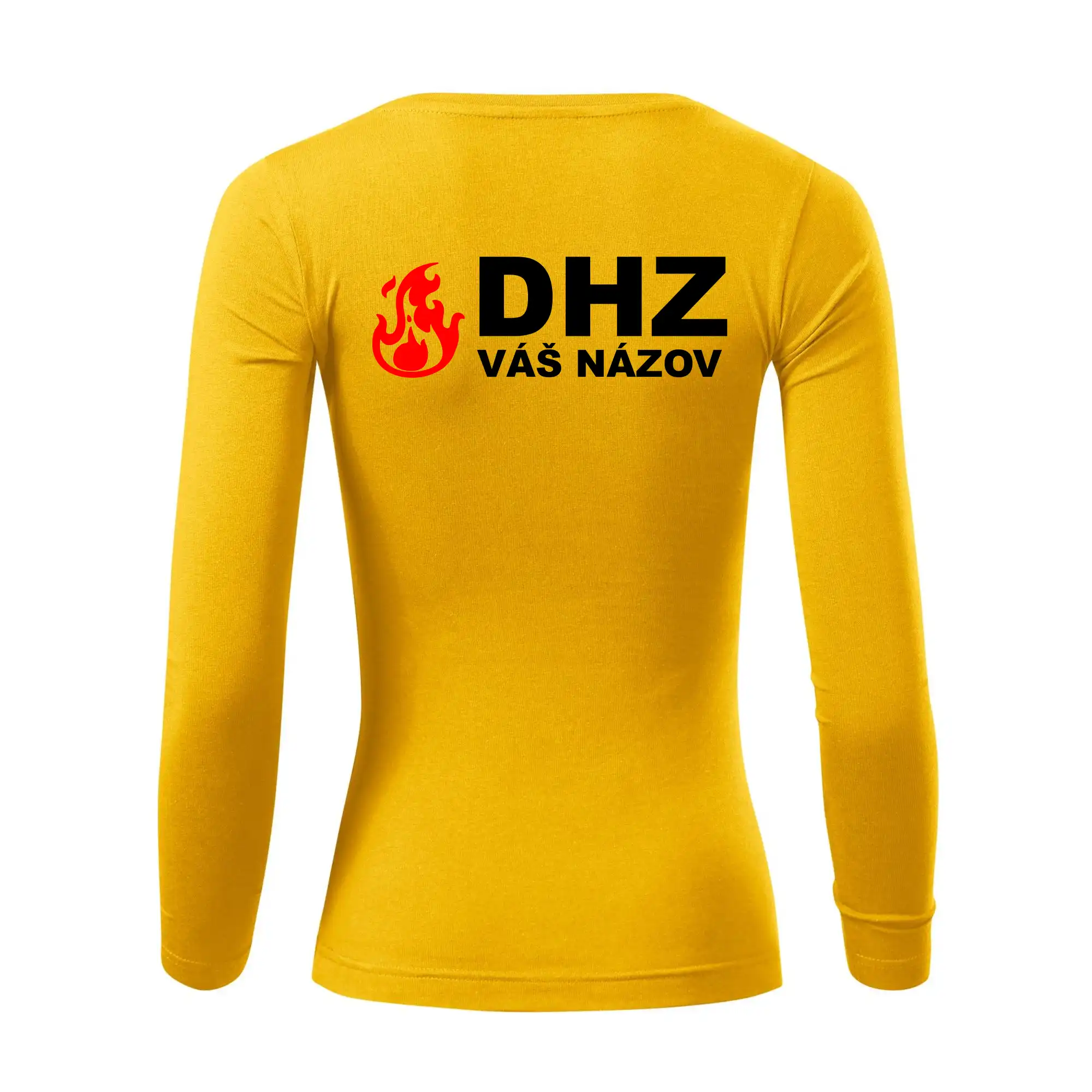 DHZ (oheň, firesport, názov sboru - vlastný nápis)