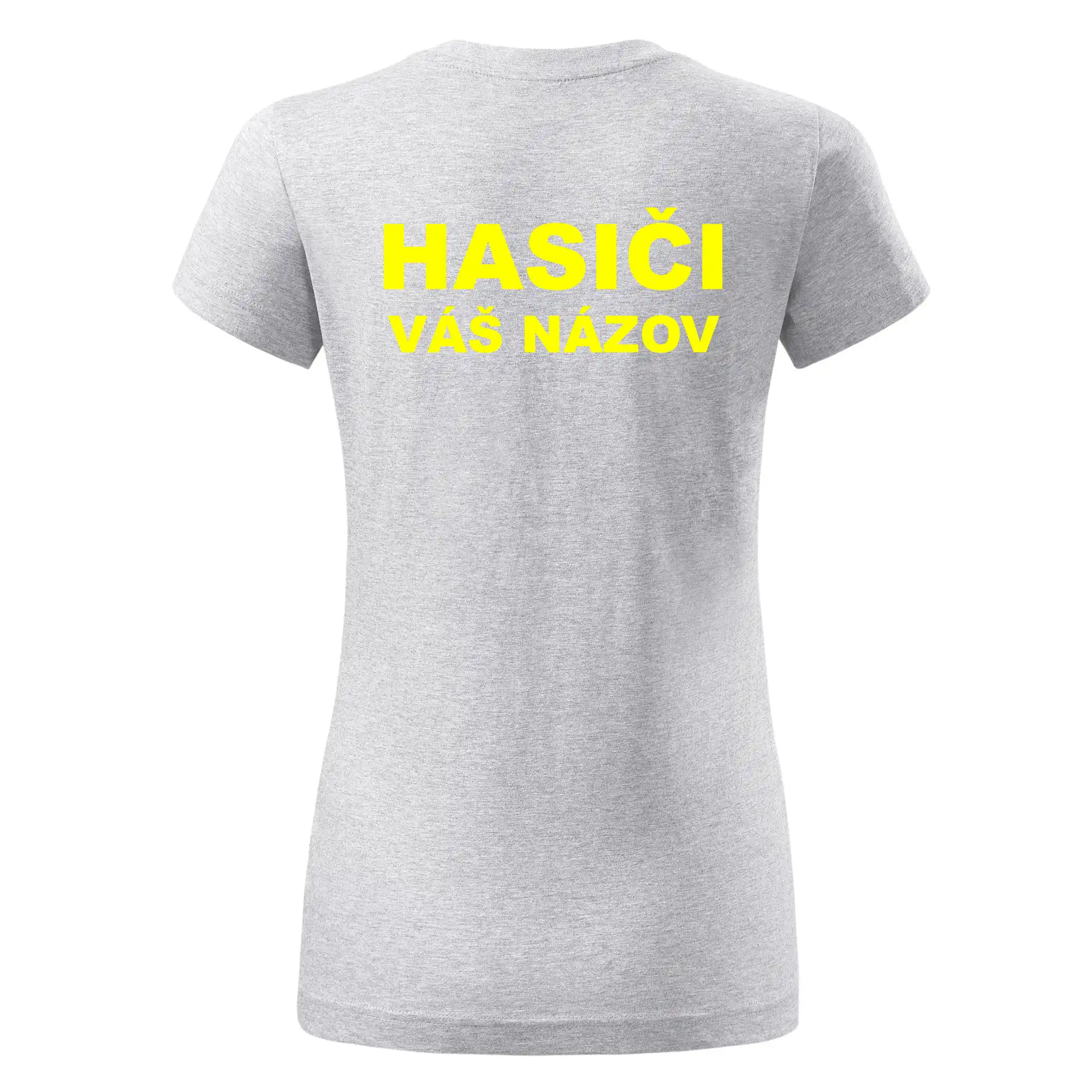 Hasiči - žltý nápis - váš názov zboru