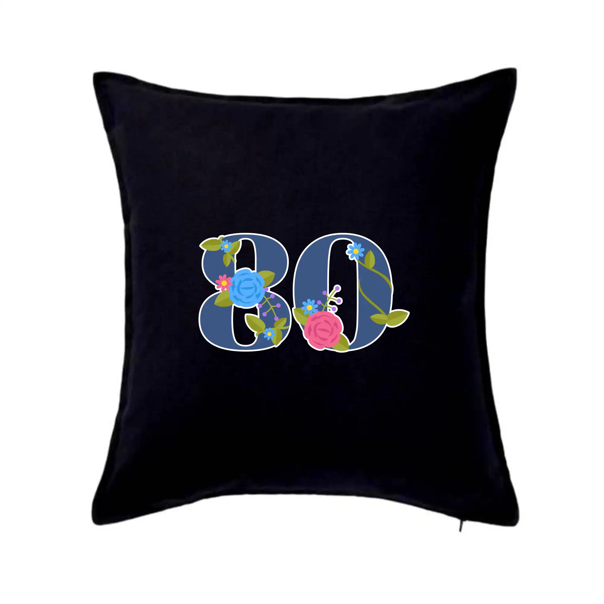 Květinové číslo kreslené - 80