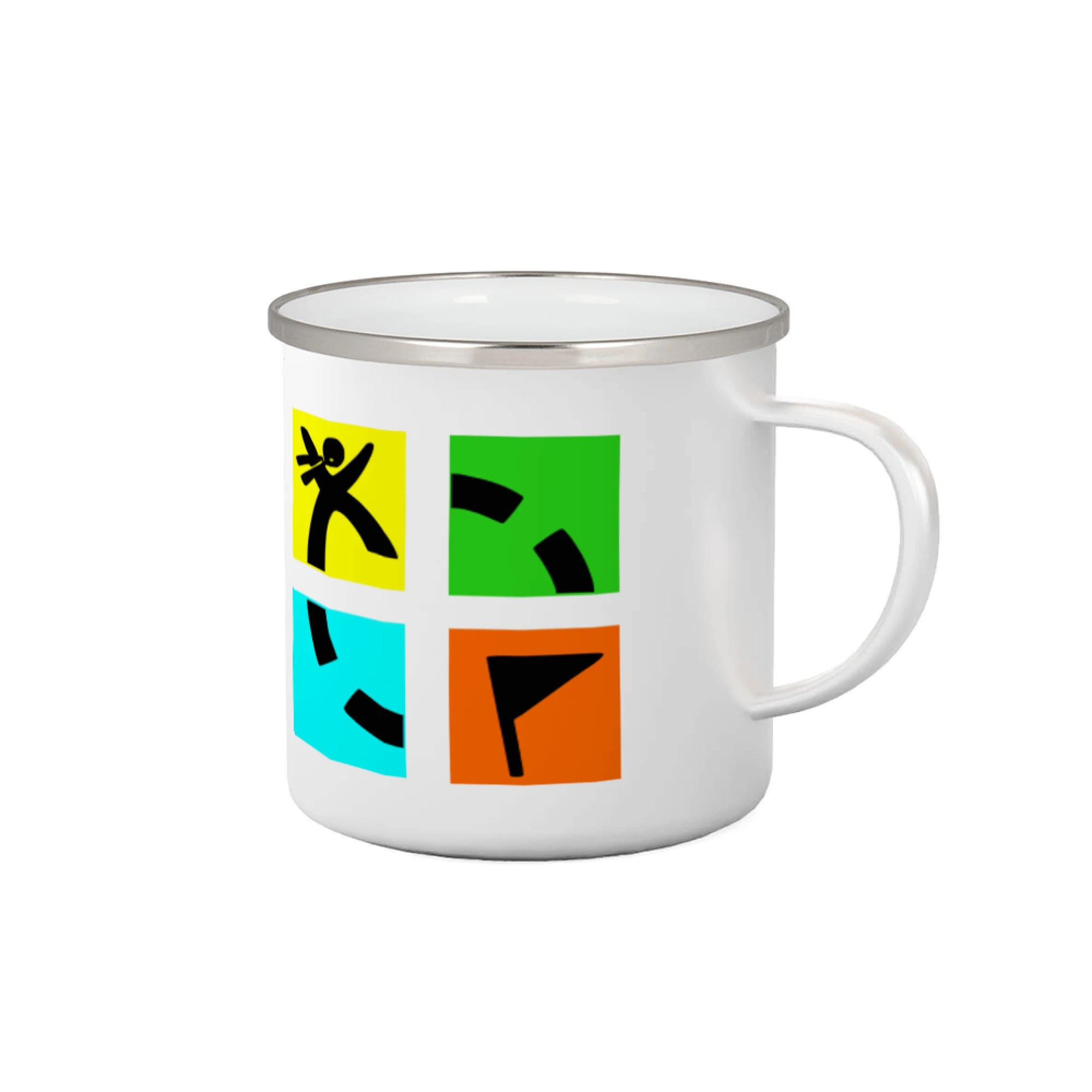 Tričká na geocaching - Geocaching logo farebné - Plecháčik