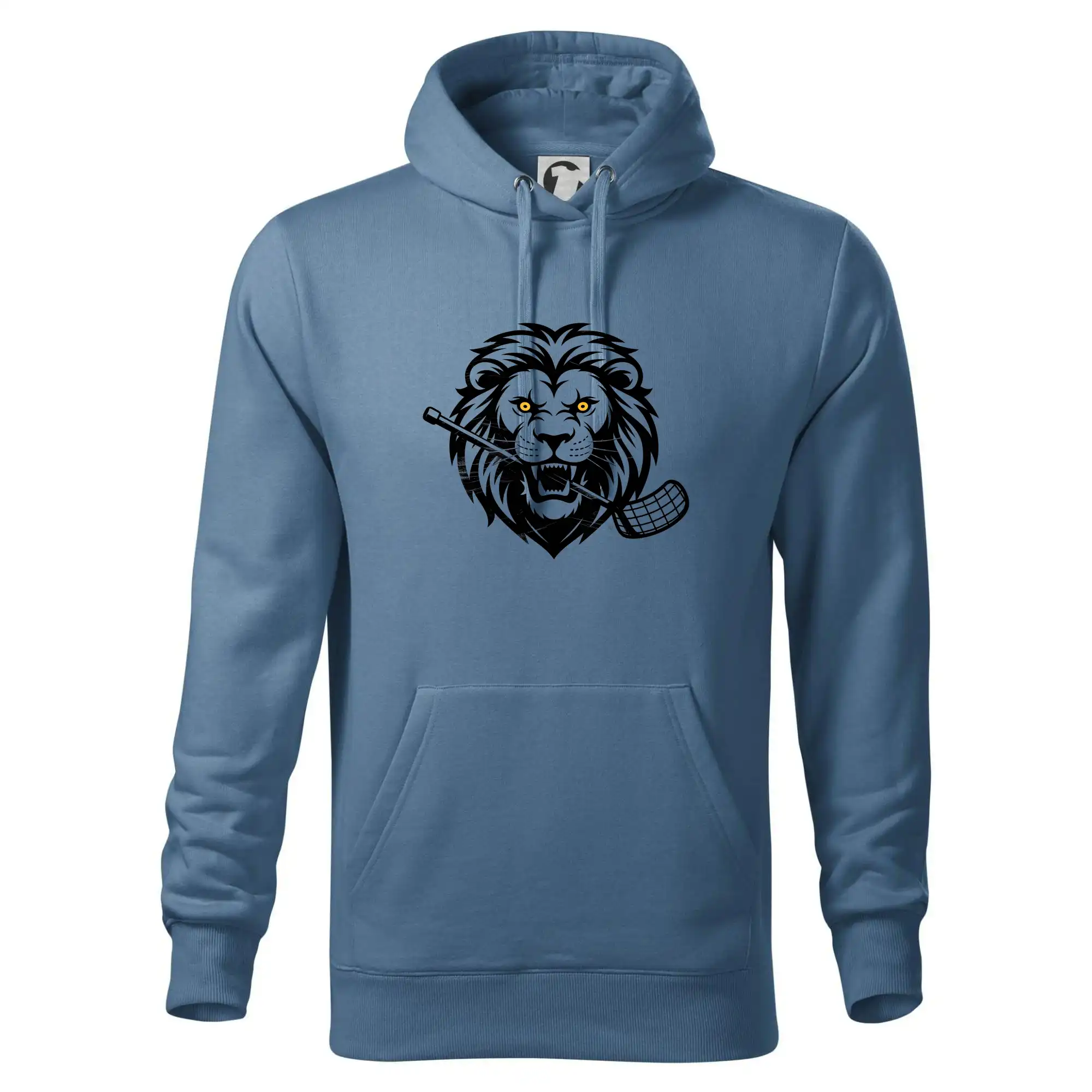 Floorball - Lev s hokejkou v tlamě