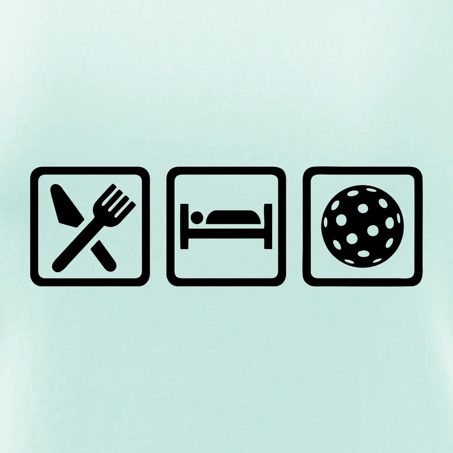 Eat sleep florbal v řadě