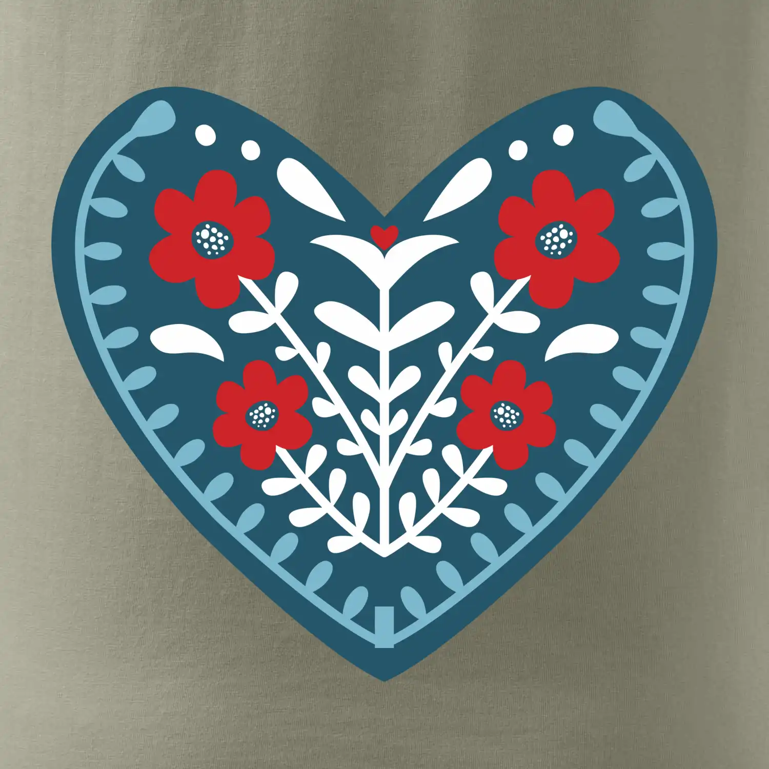 Folklor - srdce modré plné