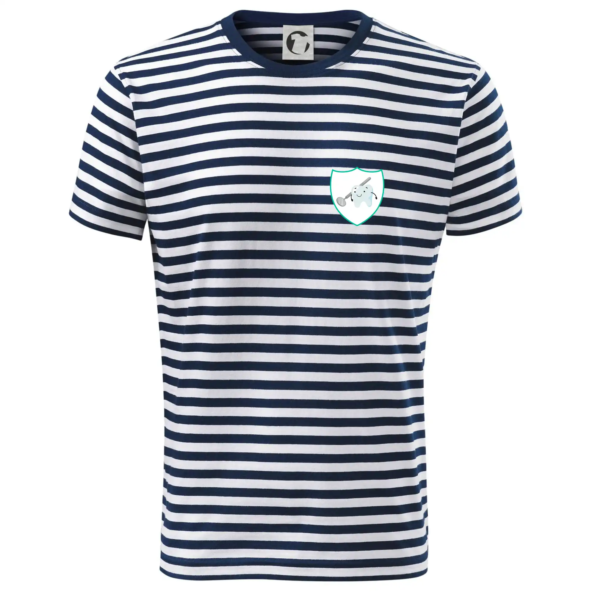 Tričká a mikiny pre zubárov - Zúbok na prsníku - zrkadlo - Tričko na vodu