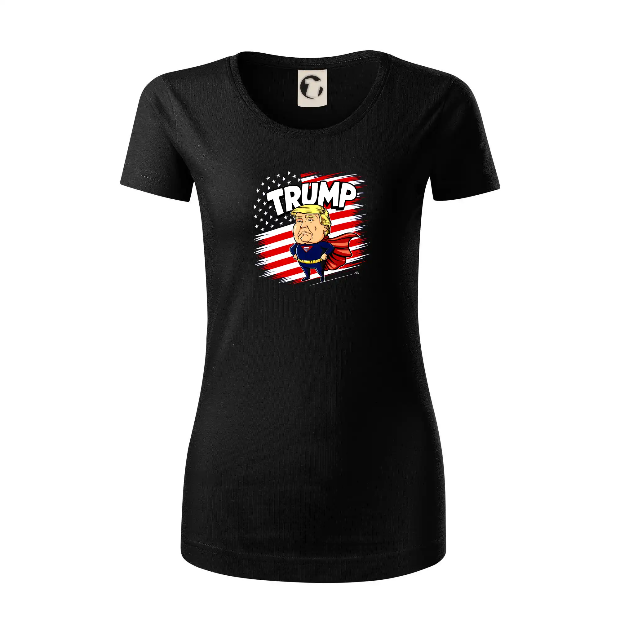 Politické tričká - Trump Superman - Dámske tričko z organickej bavlny Origin (GOTS)