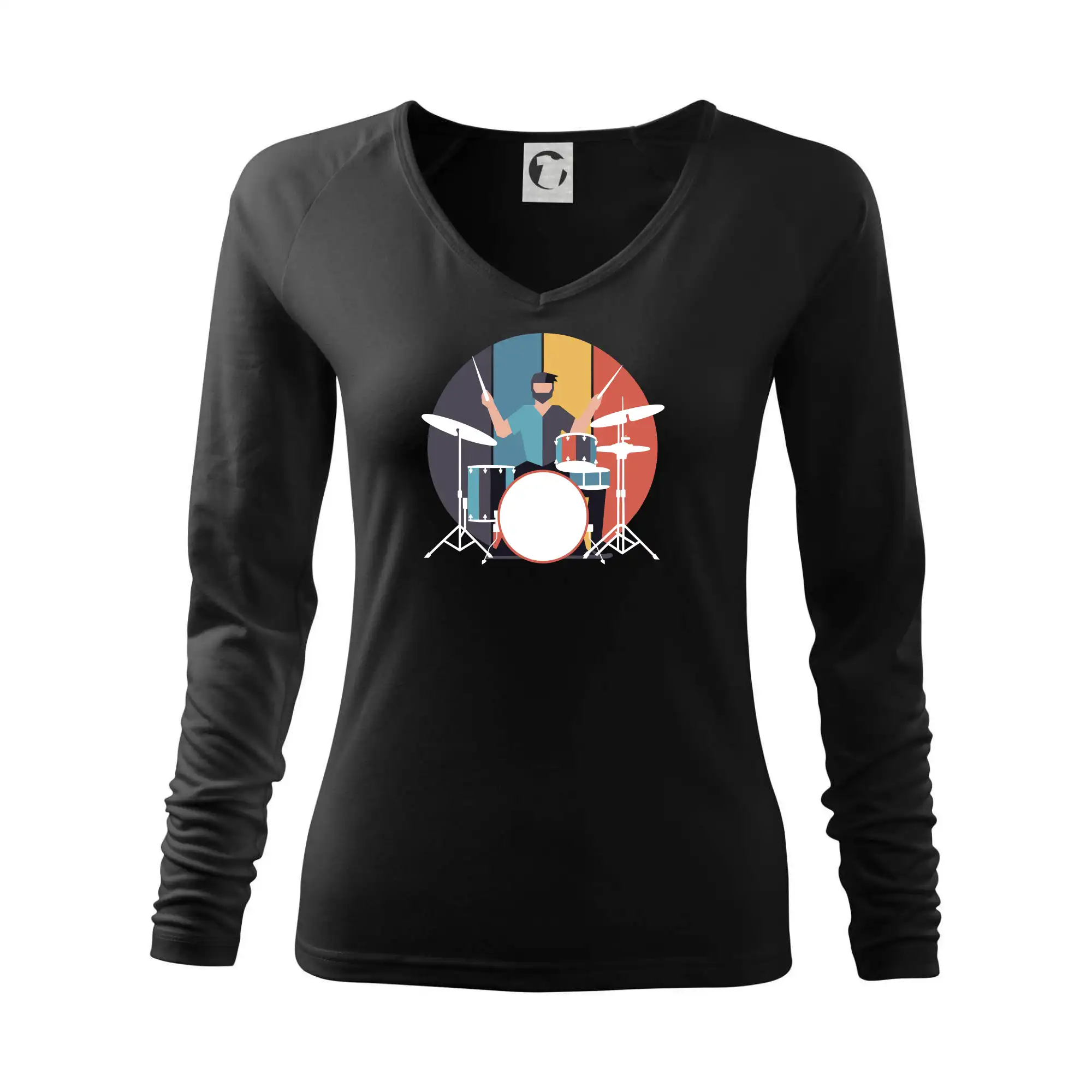 Geometric drummer - Tričko dámske Elegance