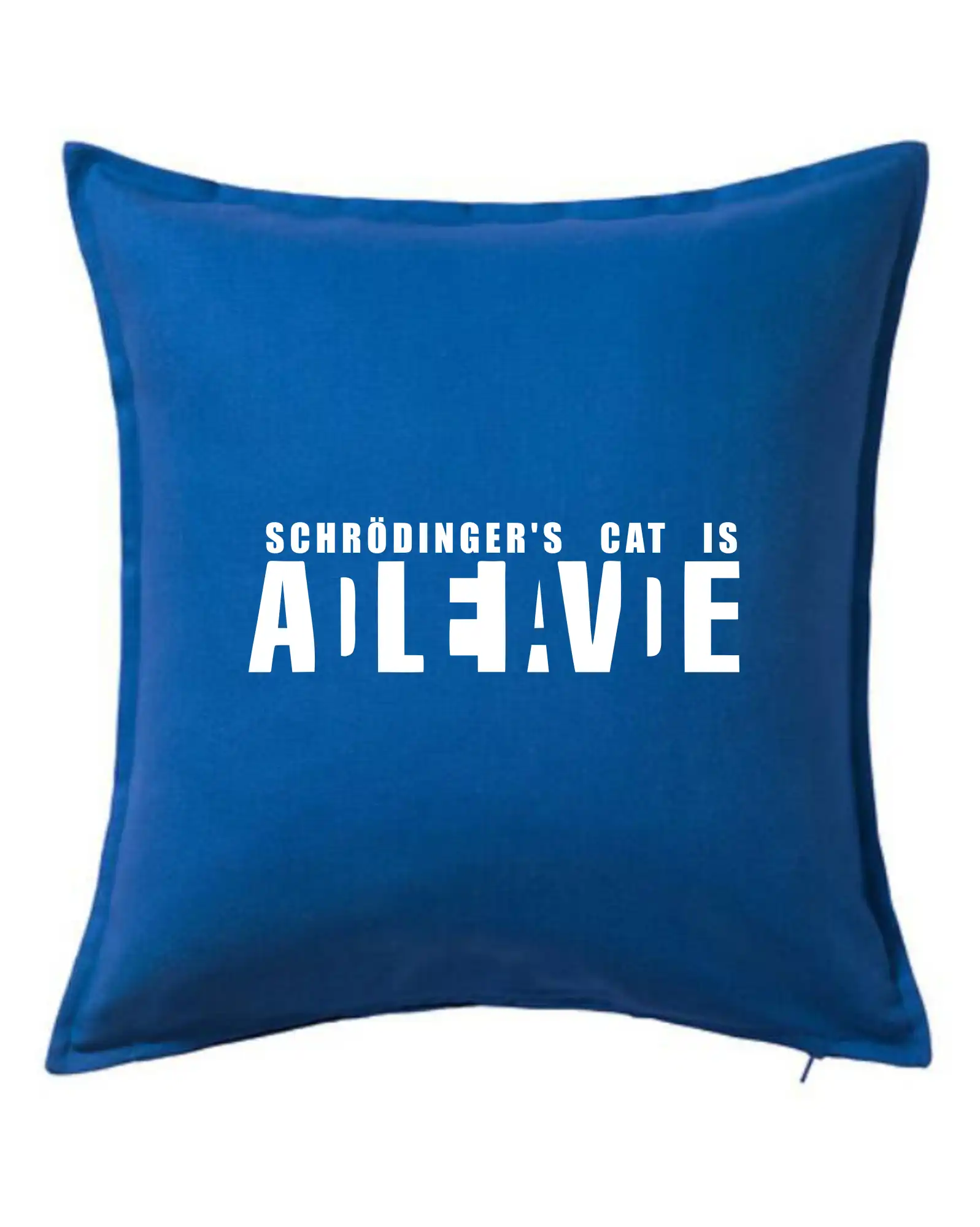 Grafické tričká - Schrödinger's Cat ADLEIAVDE - dead and alive - Vankúš 50x50