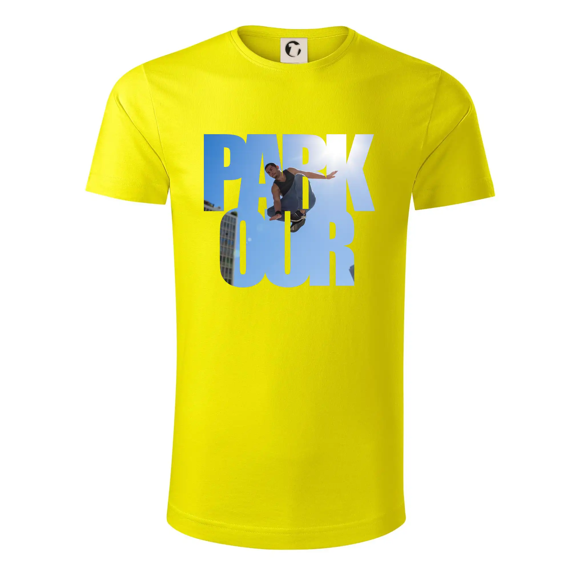 Ostatné športy - Parkour nápis nebo - Tričko z organickej bavlny