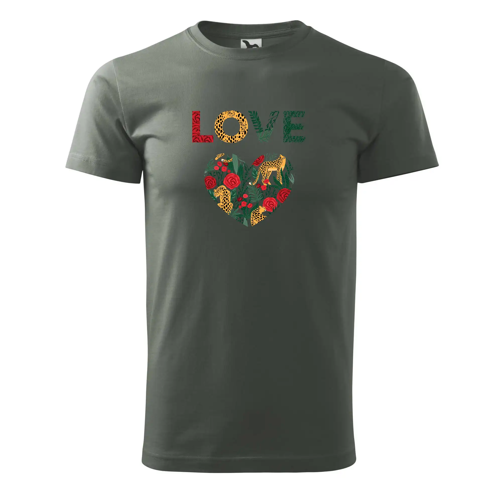Tričká pre zamilovaných - Love srdce divočina  (Pecka design) - Klasické pánske tričko vyššej gramáže