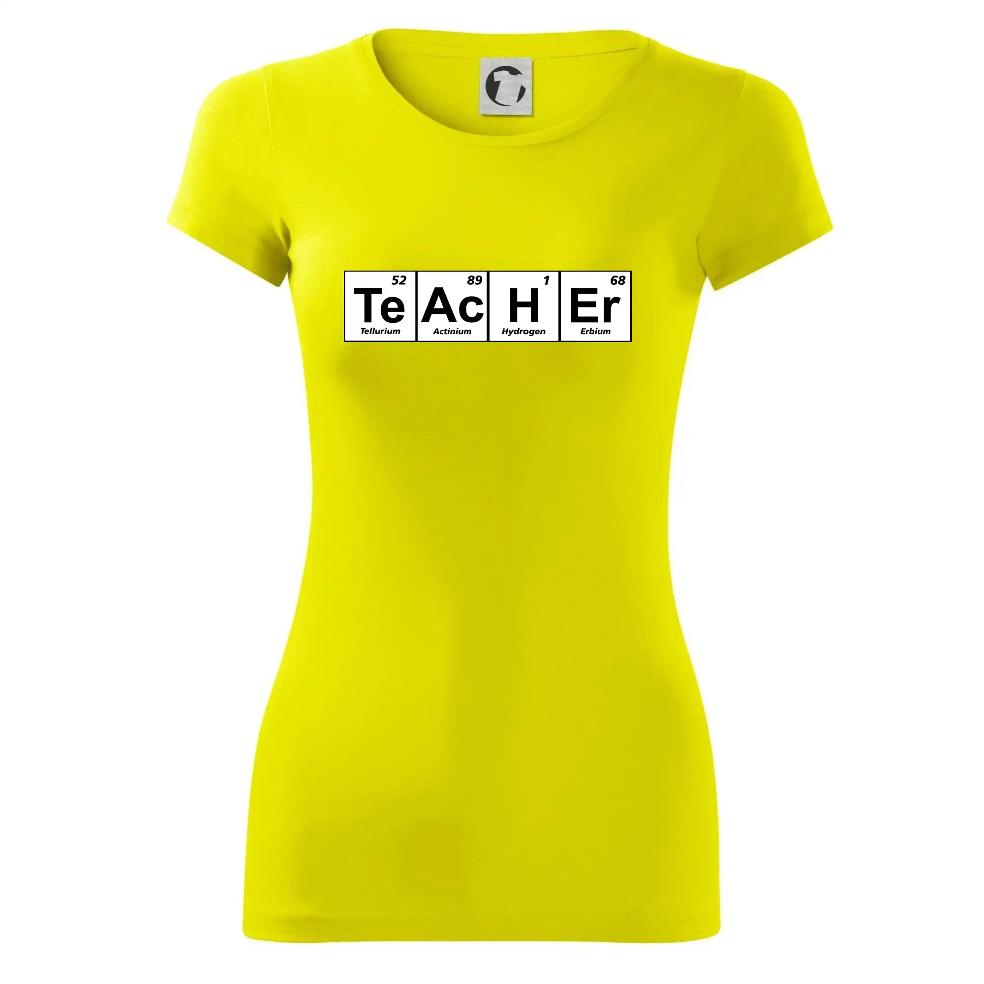 Periodické Tabuľky - Periodická tabulka - Teacher - Dámske tričko Glance - Priliehavejší strih