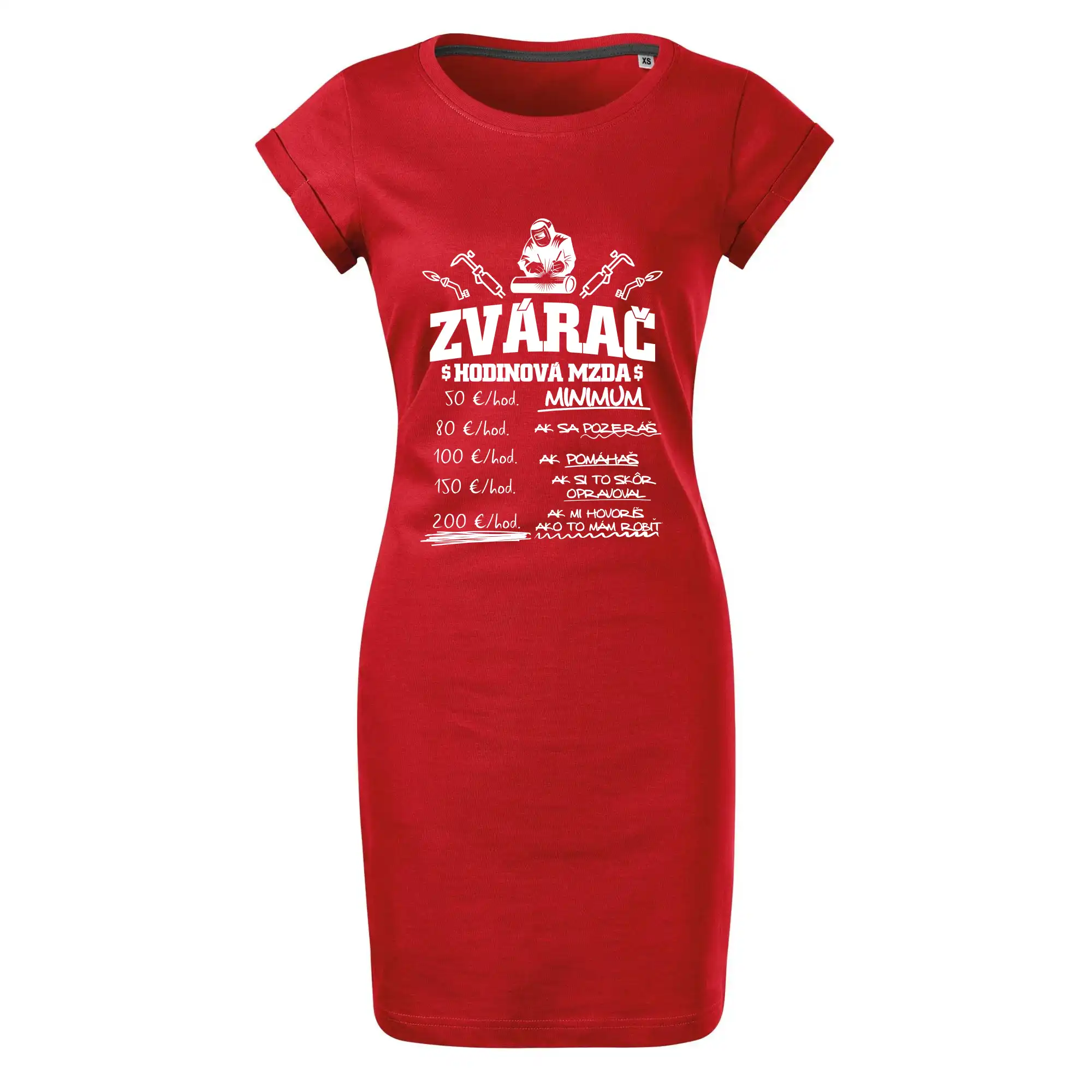 Hodinová mzda zvárač