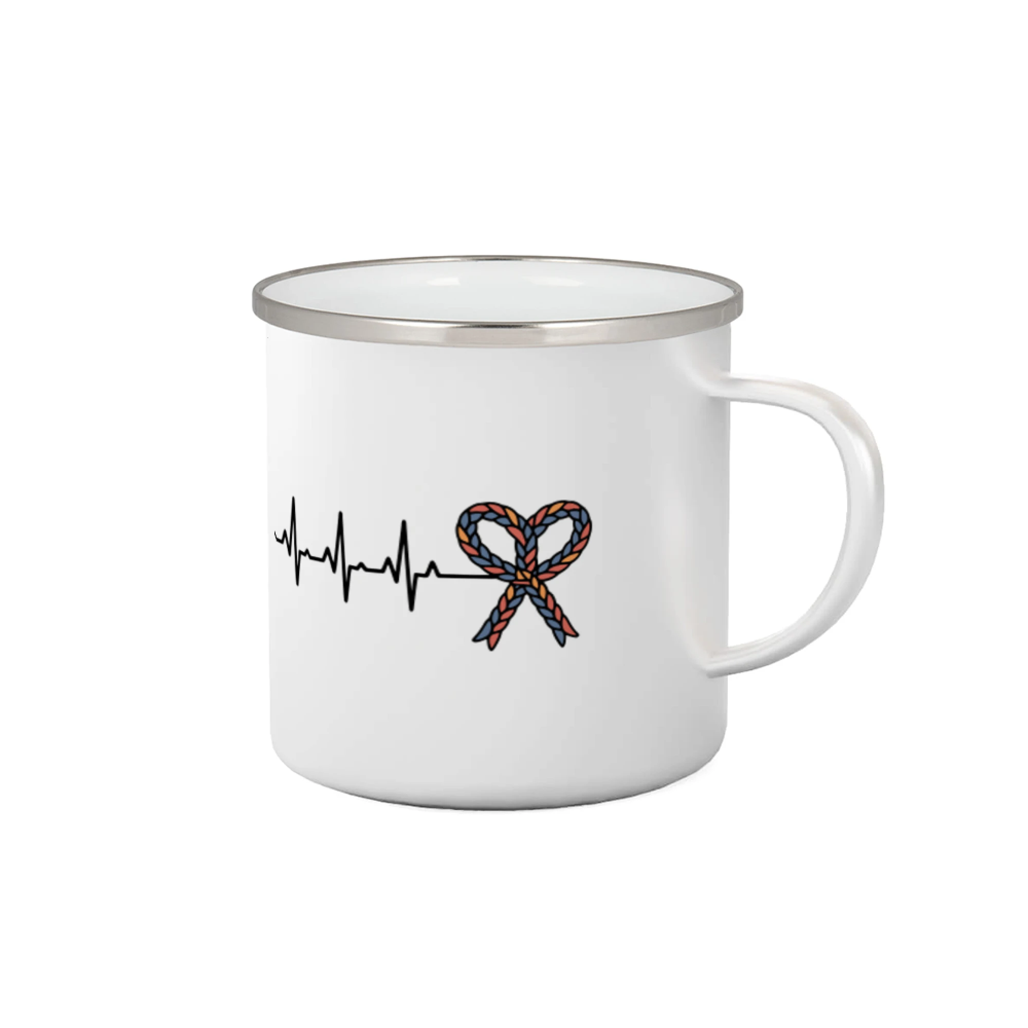 Veľkonočné tričká - EKG srdce veľká noc - Plecháčik