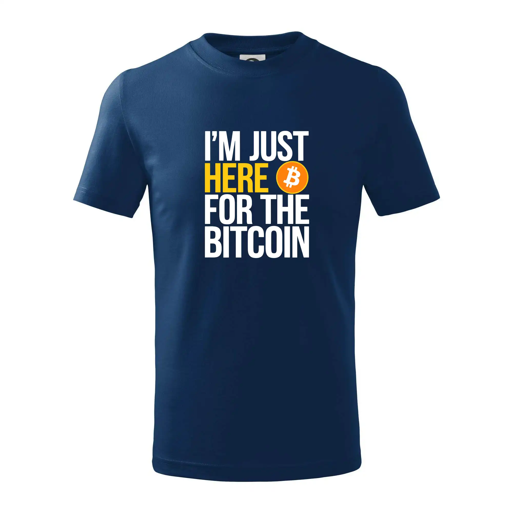 I'm just here for the Bitcoin - Tričko detské bavlnené