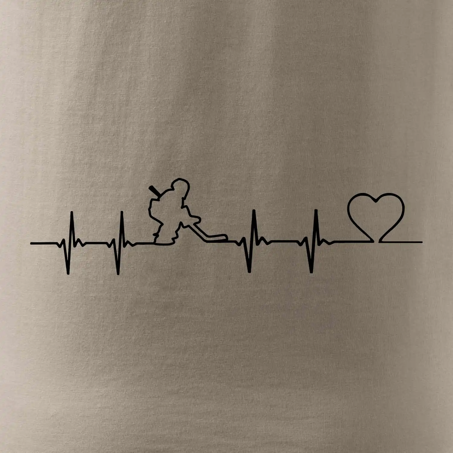 Hokejový brankář  EKG