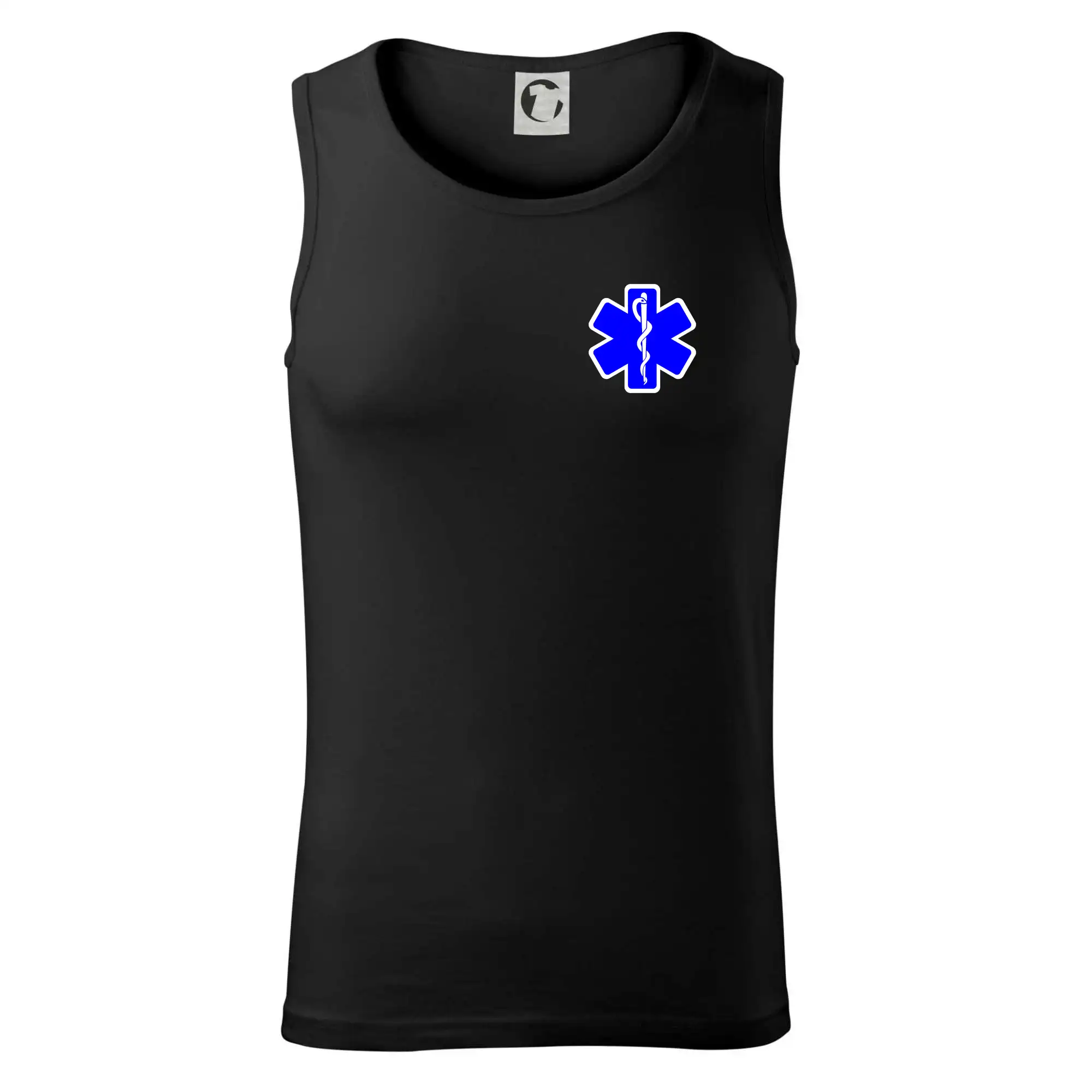 Rescue - Hvězda na prsu +  nápis na zádech