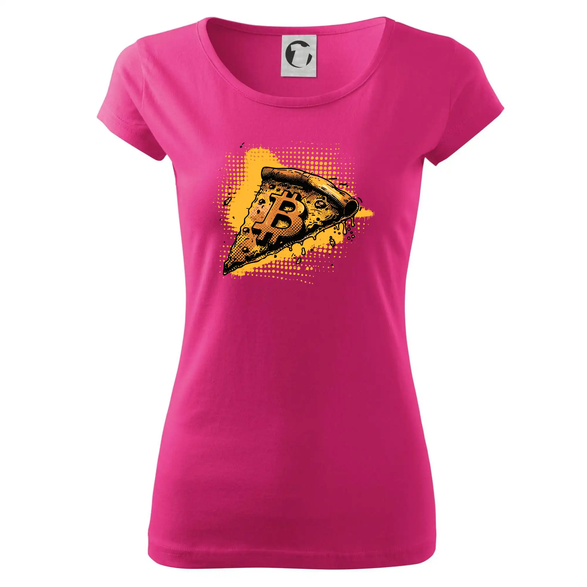 Bitcoin oranžová pizza