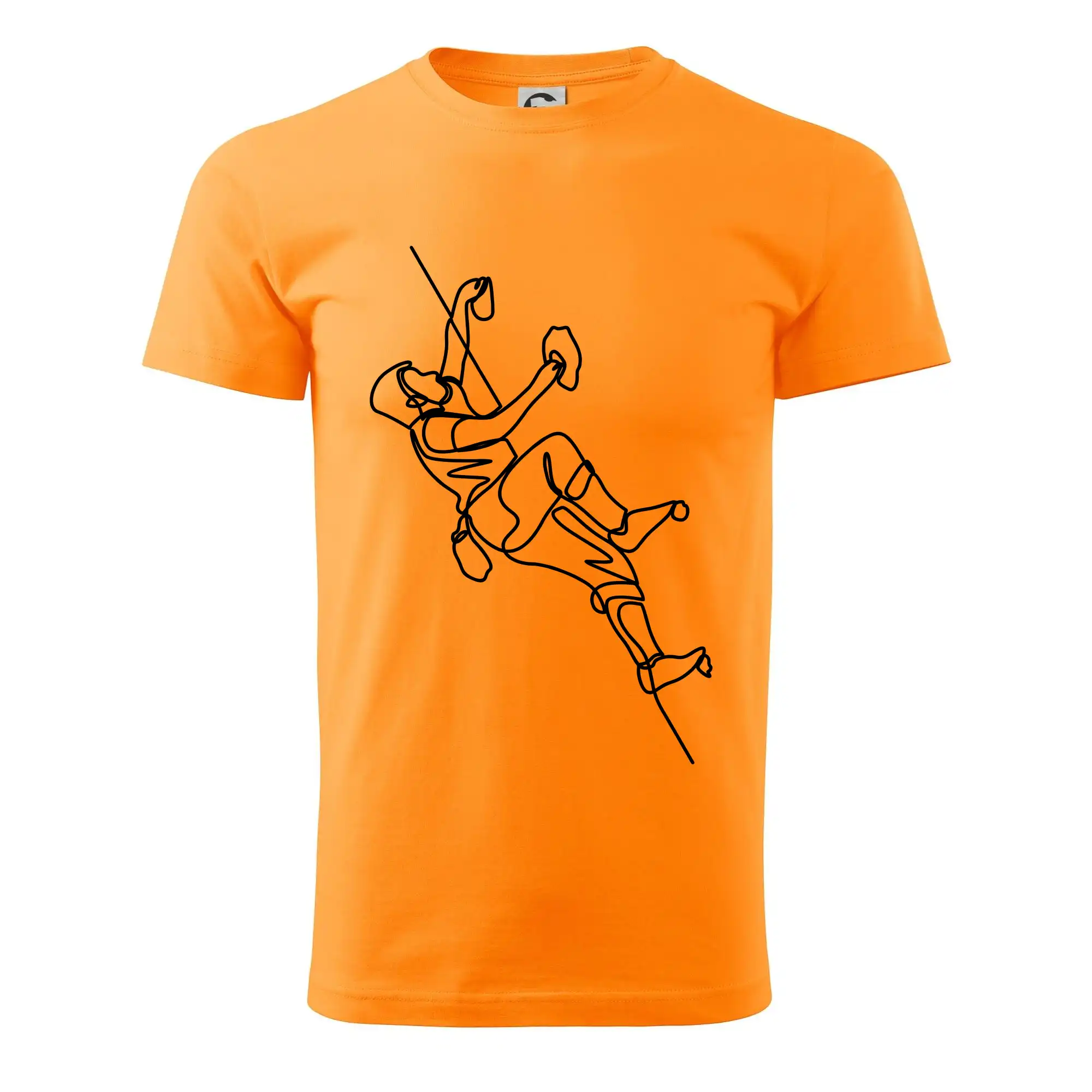 Lezecká stěna jedním tahem