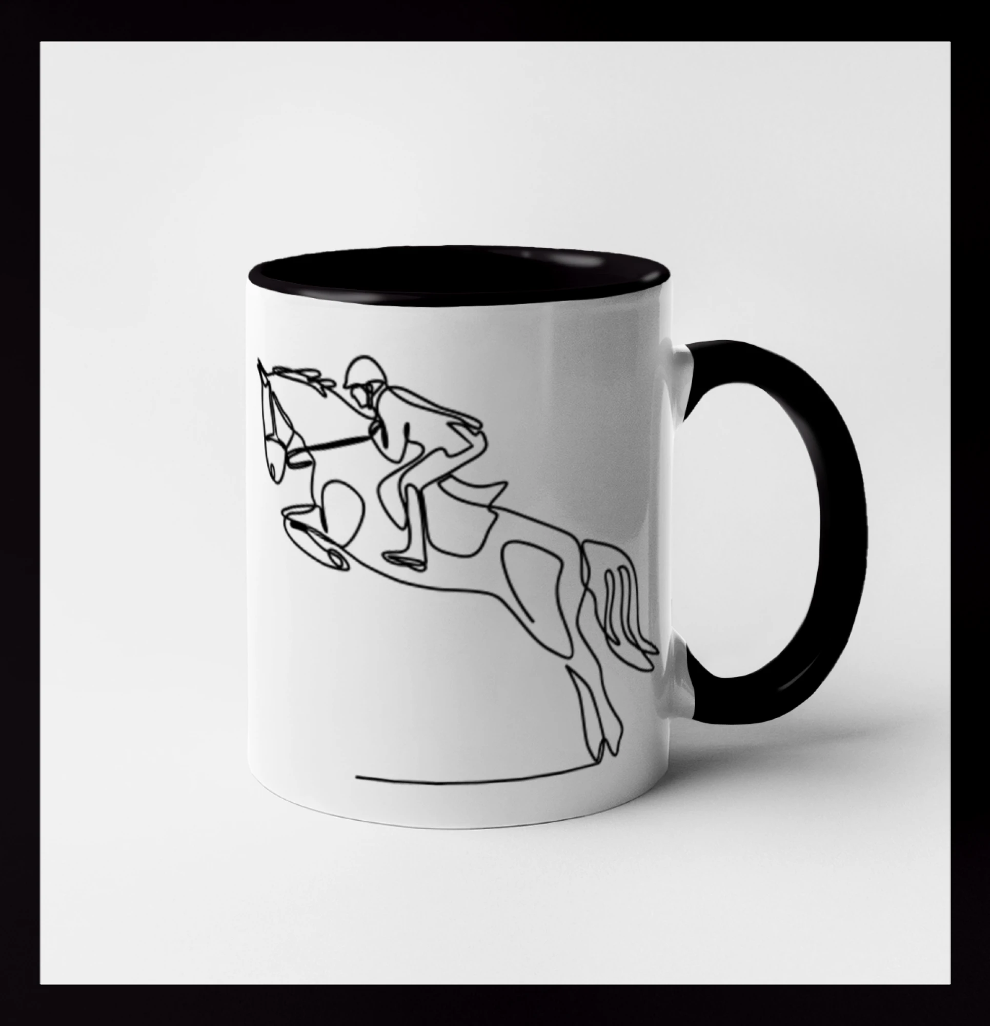 Jízda na koni jedním tahem