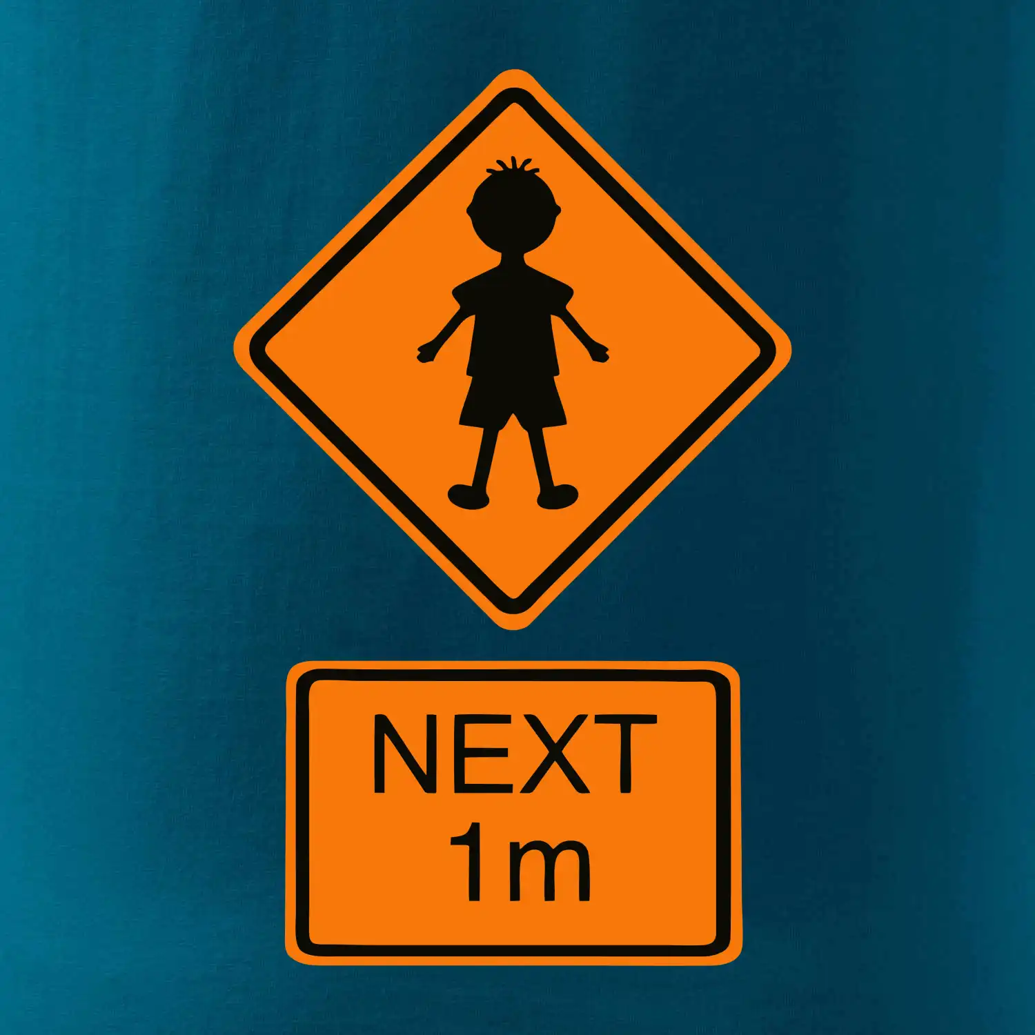 Pozor člověk next 1m (Moňas)