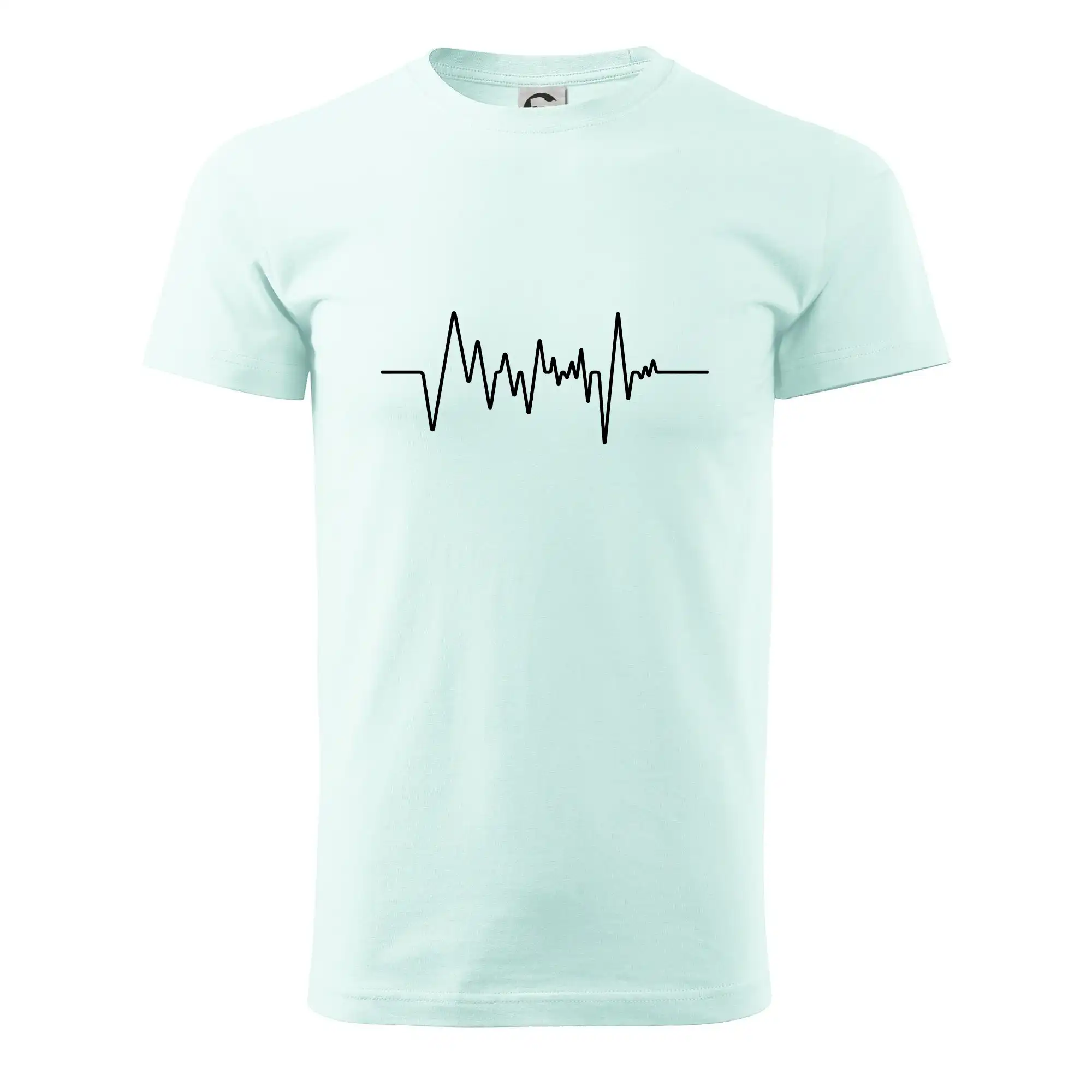 Grafické tričká - Ekg samostatné - Klasické pánske tričko vyššej gramáže