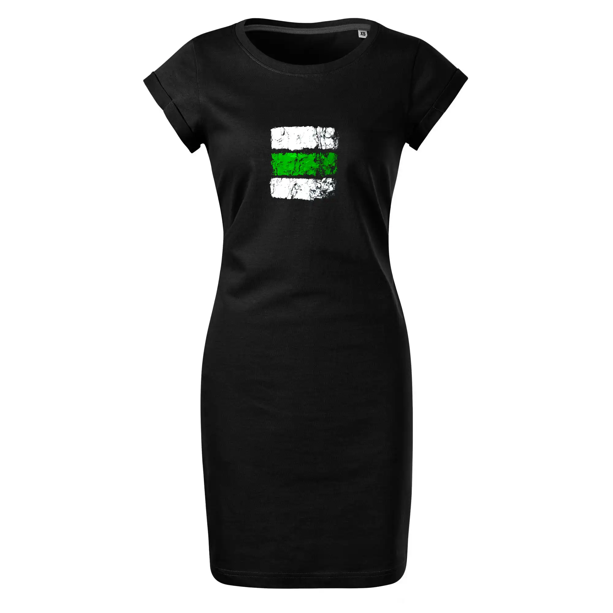 Trička pre cestovateľov - Turistická značka - zelená - Tričko Šaty FREEDOM