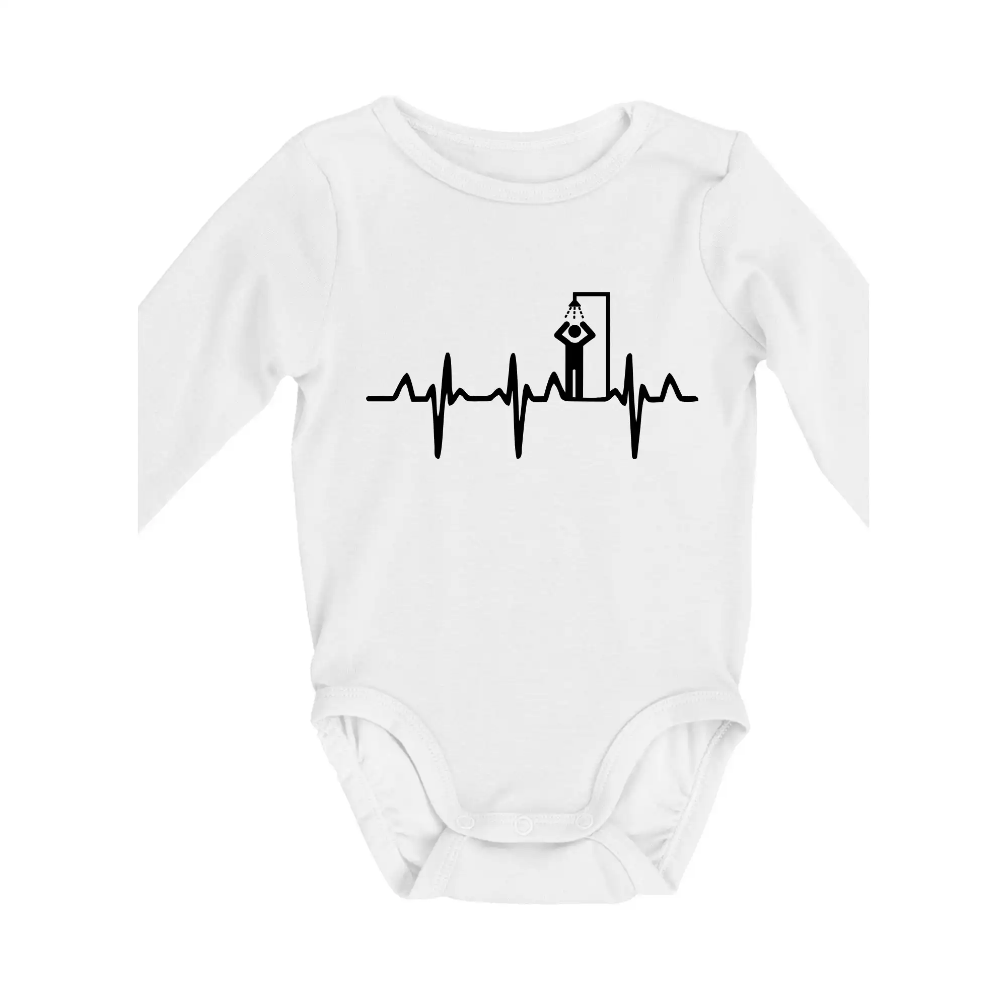 Životný štýl - EKG otužovanie sprcha - Body dojčenské s dlhým rukávom