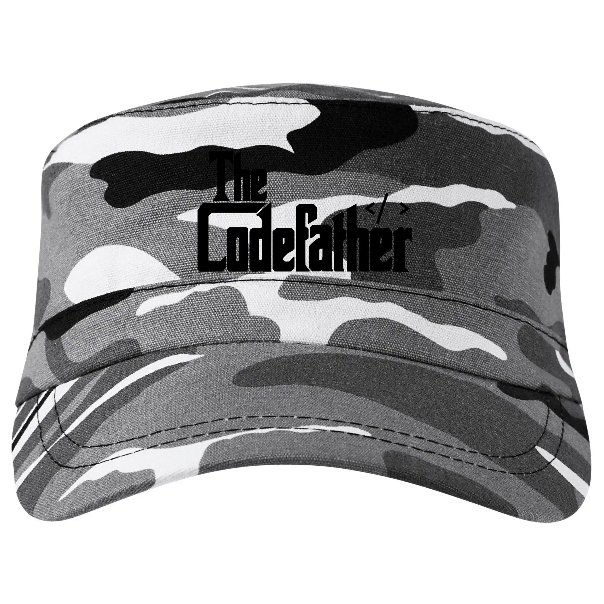 Tričká pre ajťákov - The codefather - Šiltovka CAMO