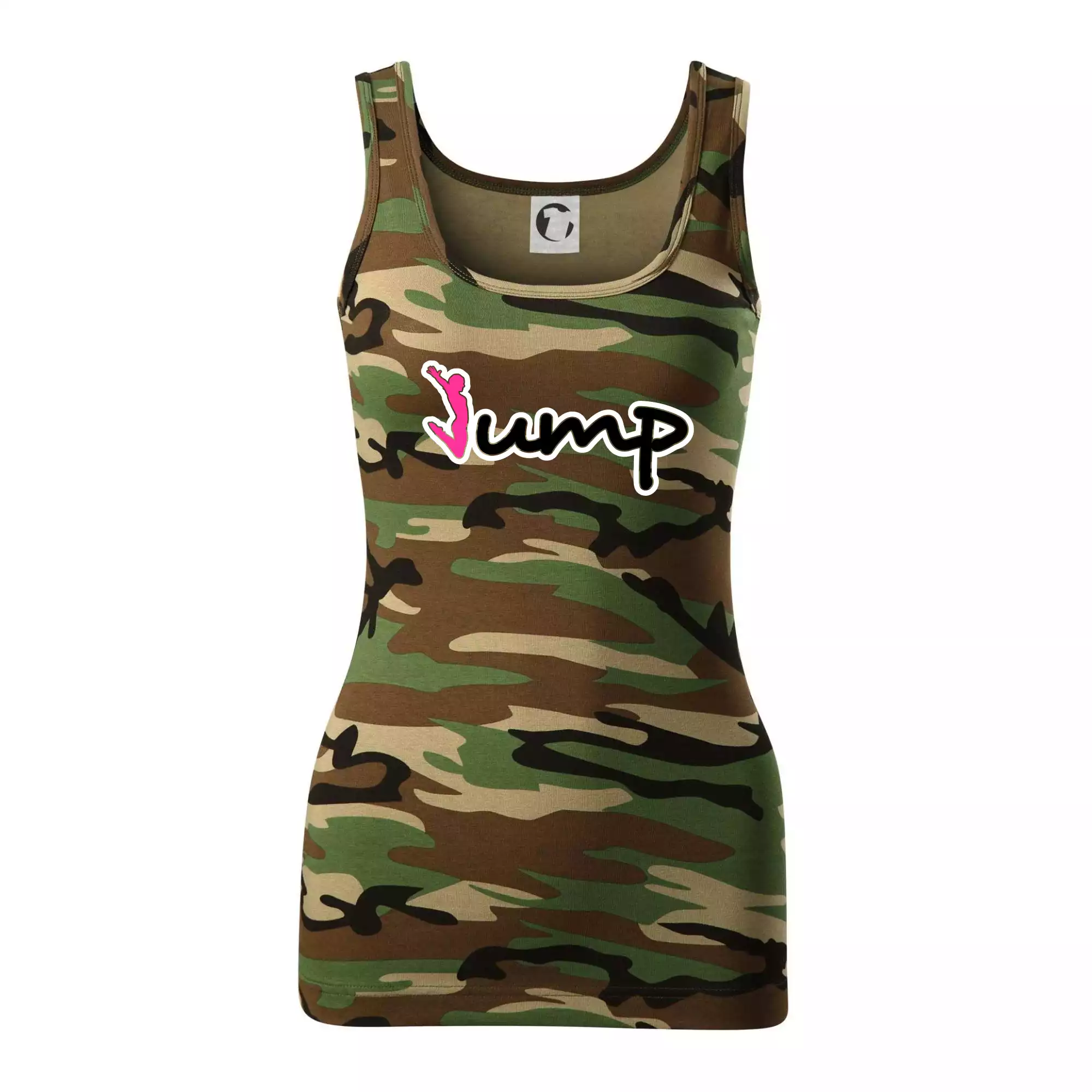 Jump - nápis a panáček